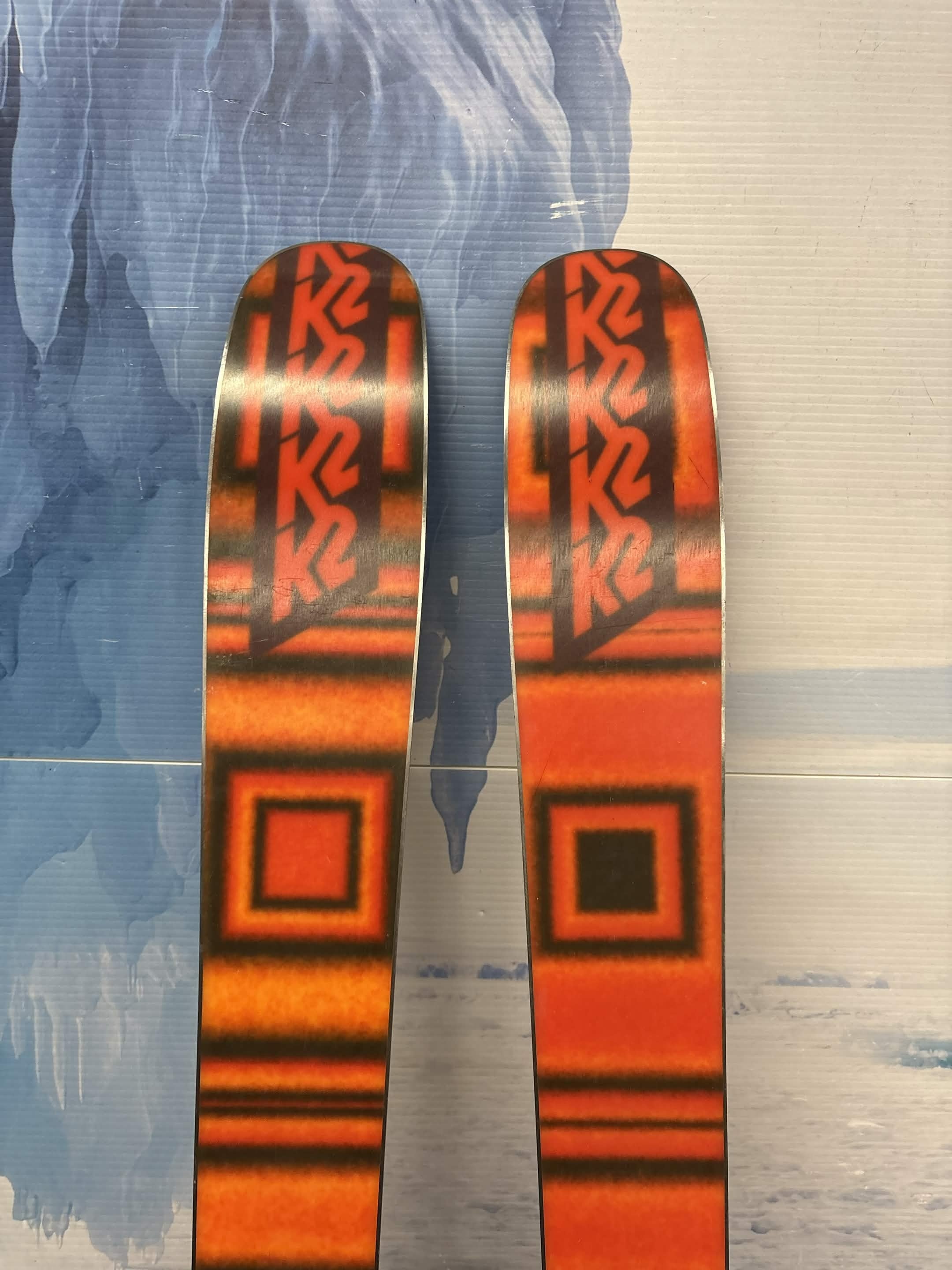 K2 Omen 90W 159cm Skis w/ FISCHER Attack 11 LYT Demo Binding - Used