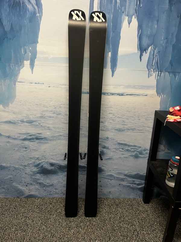 Used Volkl Kendo 88 163cm Skis w/ Tyrolia Attack 13 Demo Bindings