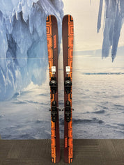 K2 Omen 90W 169cm Skis w/ FISCHER Attack 11 LYT Demo Binding - Used