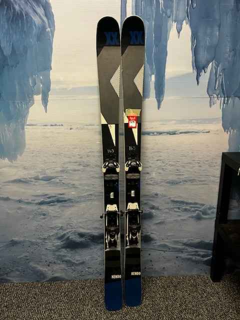 Used Volkl Kendo 88 163cm Skis w/ Tyrolia Attack 13 Demo Bindings