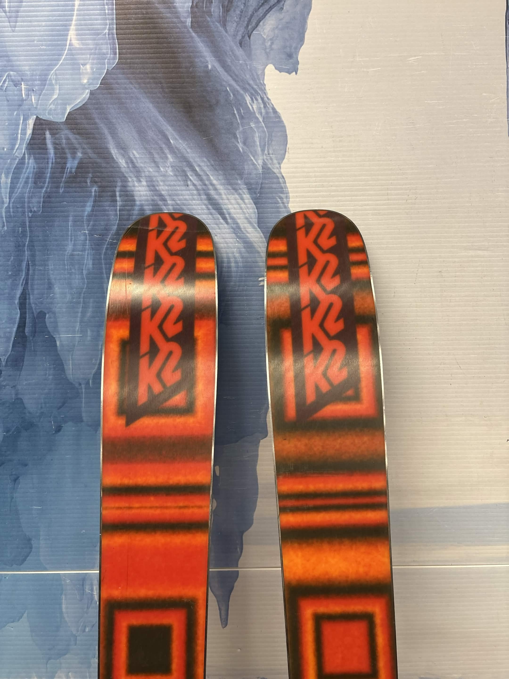 K2 Omen 90W 169cm Skis w/ FISCHER Attack 11 LYT Demo Binding - Used