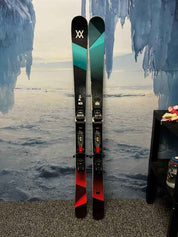 Used Volkl Yumi 161cm Women Skis w/ Marker FDT 10 Demo Bindings