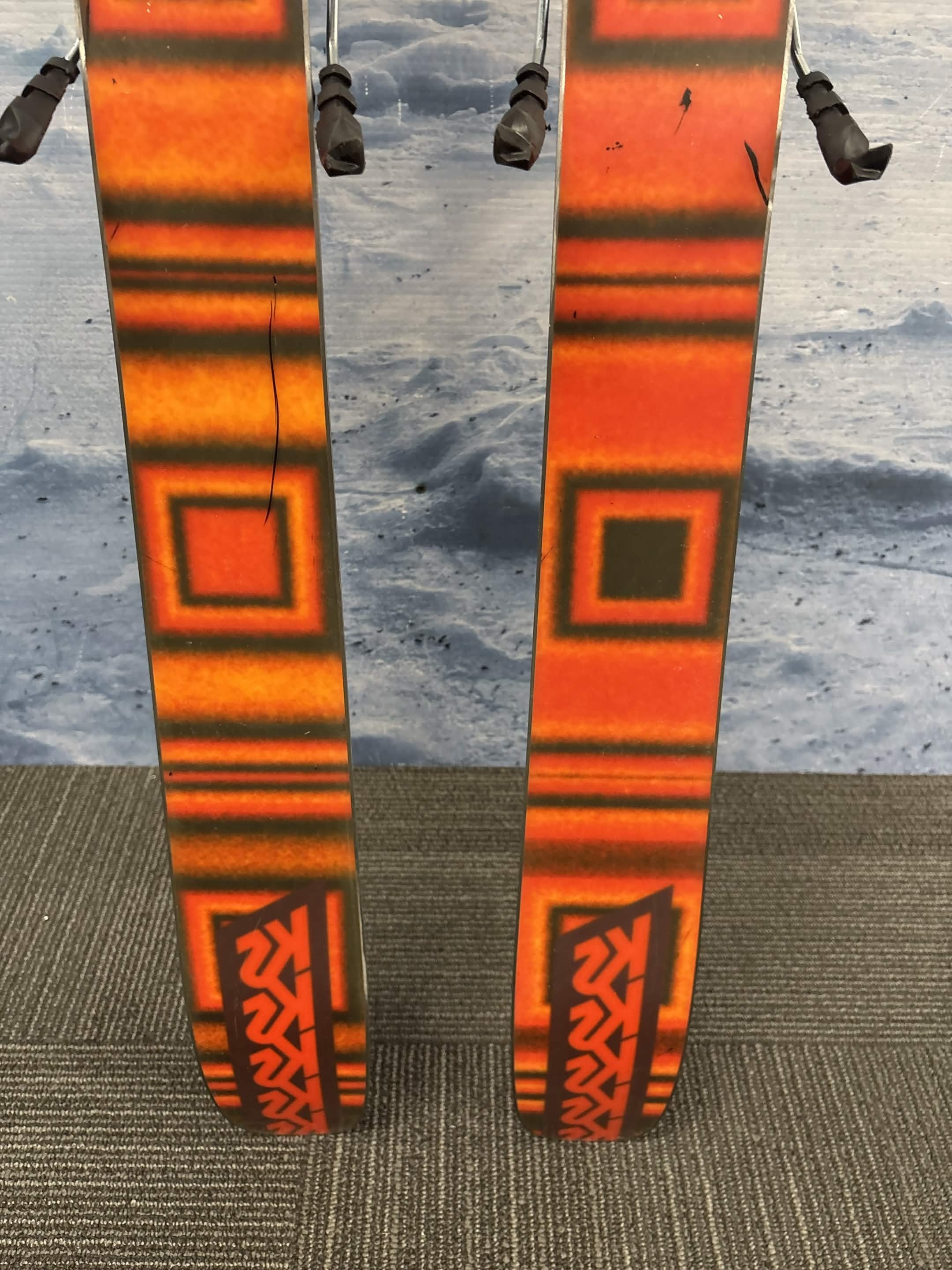 K2 Omen 90W 169cm Skis w/ FISCHER Attack 11 LYT Demo Binding - Used