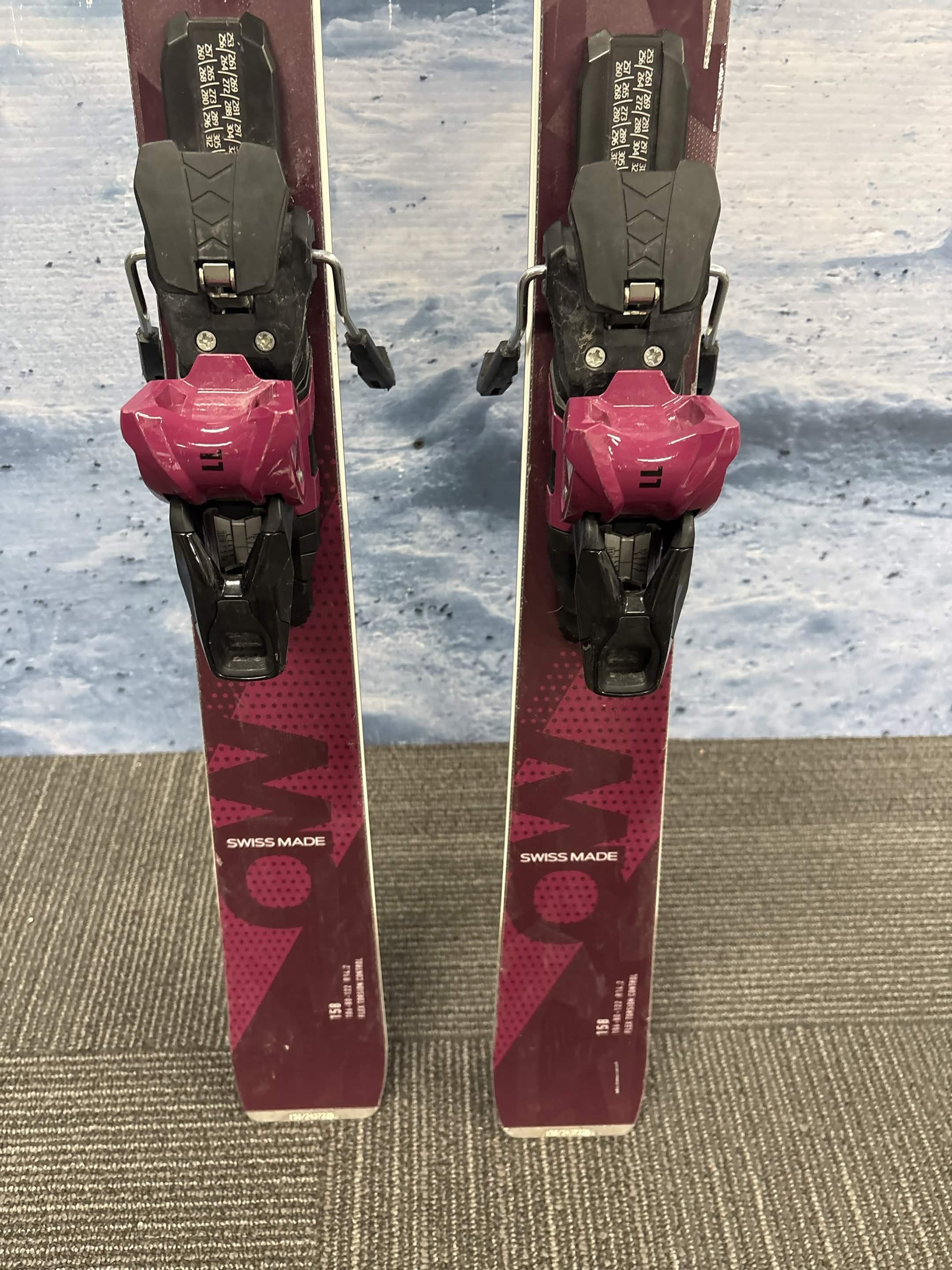 Stockli Montero AW 158cm Skis w/ SKITRAB Strive 11D SYS Demo Binding - Used