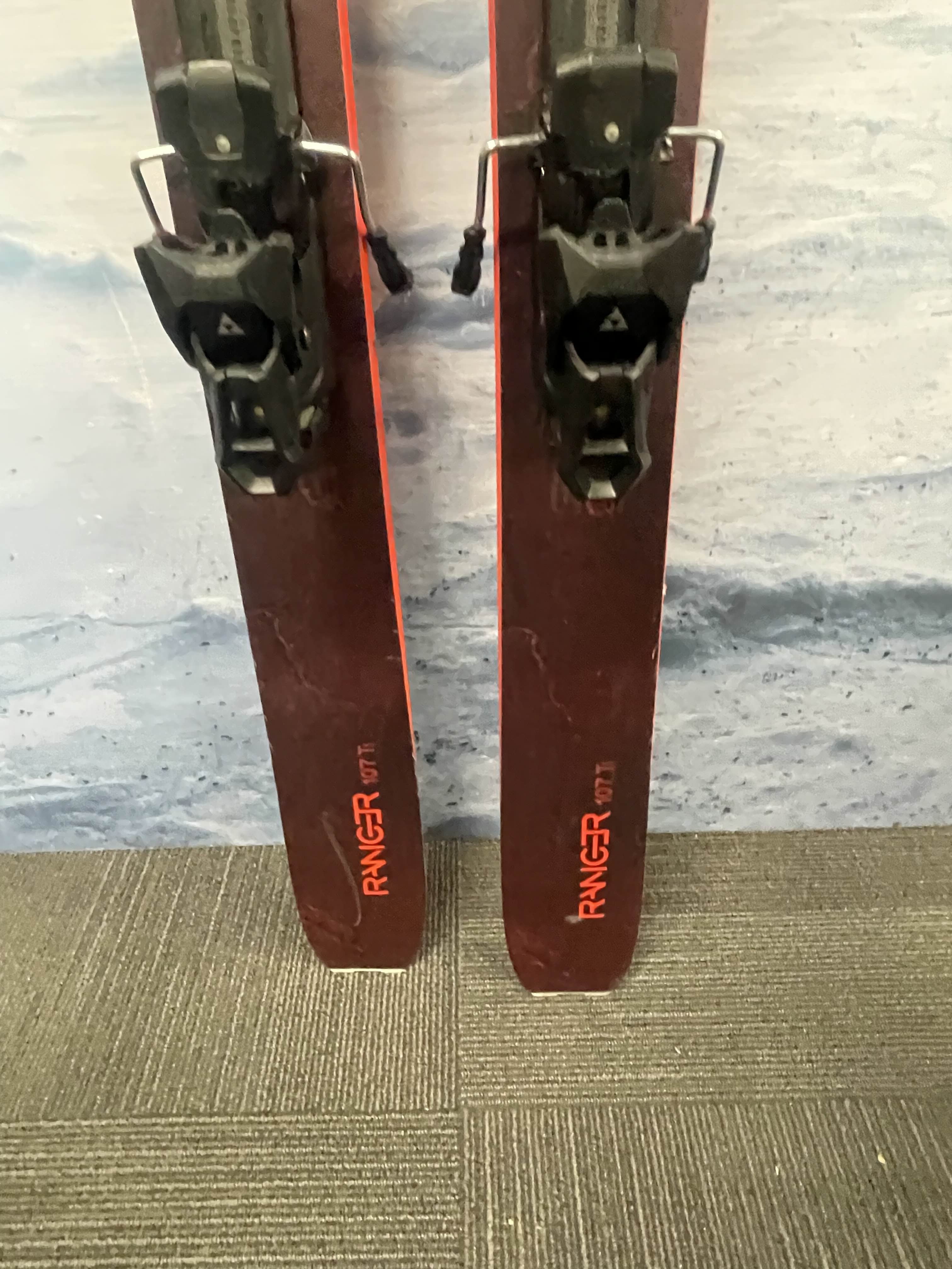 Used Fischer Ranger 107 Ti Ski w/ Tyrolia Attack 14 Demo Bindings - 189CM