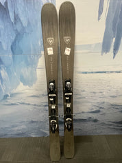 Heavily Used Rossignol Sender 104 Ti Ski w/ Look Nx12 Demo Bindings - 164CM