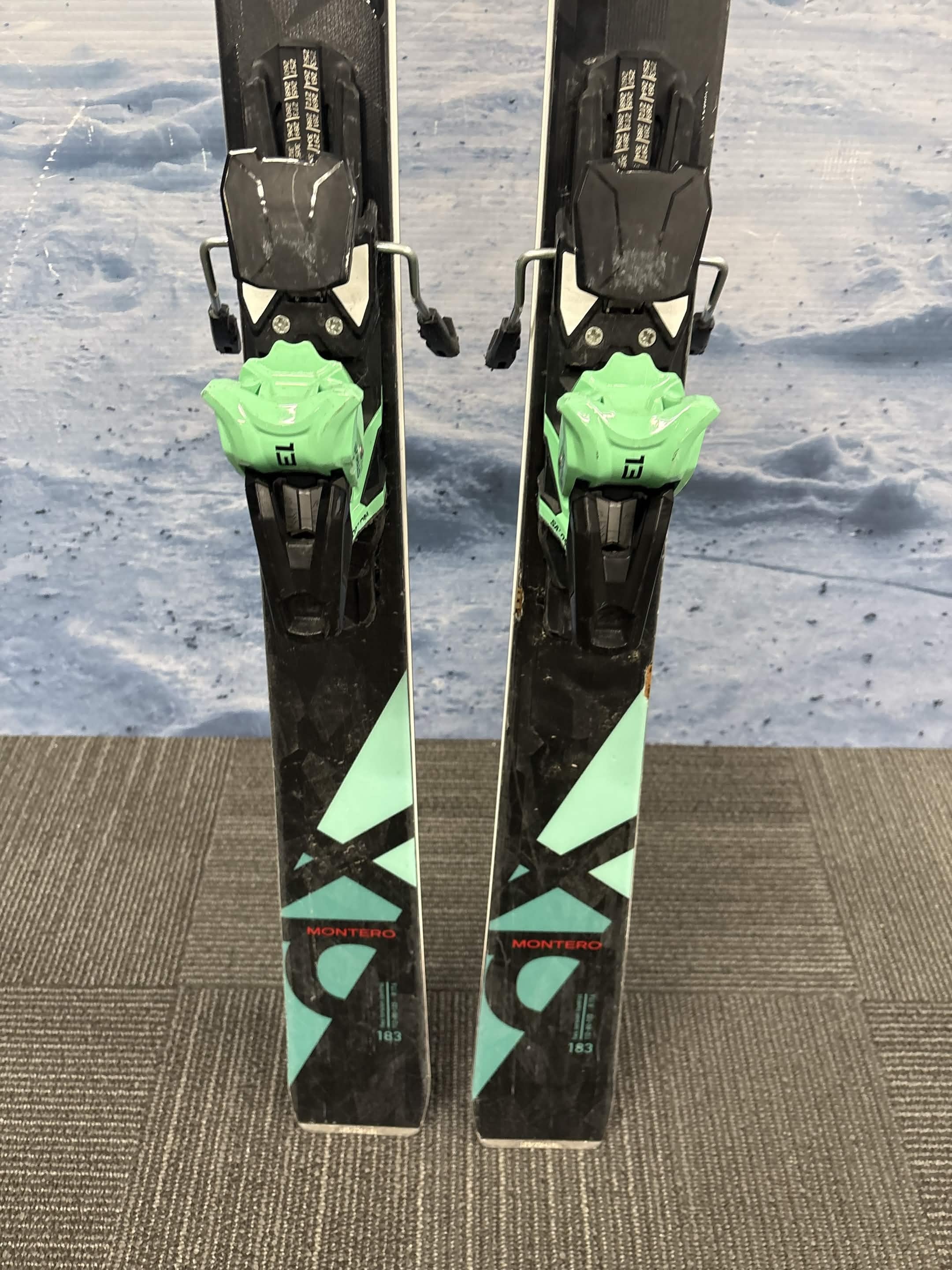 Kastle Montero AX 183cm Skis w/ SALOMON Strive 13 SYS Demo Binding - Used