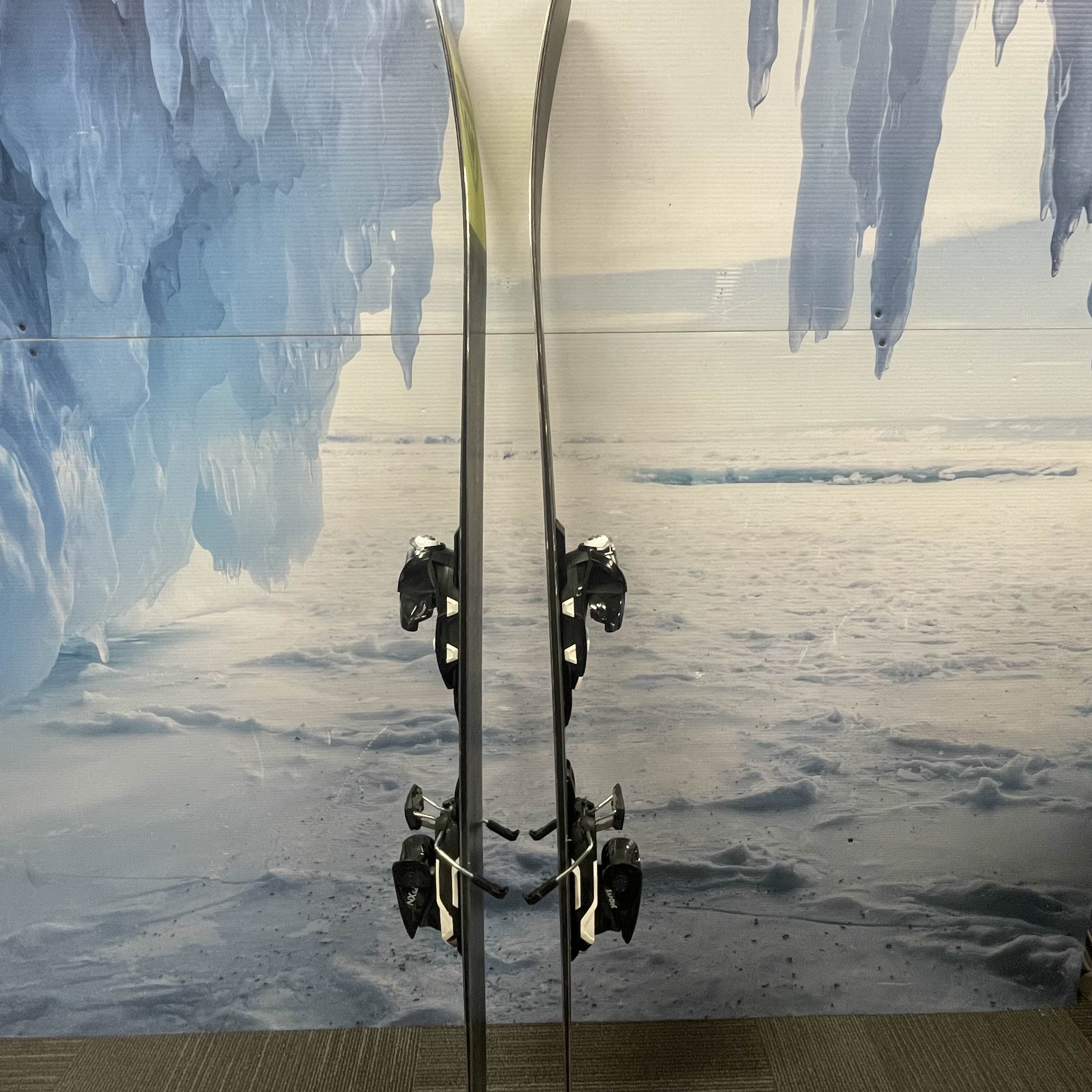 Heavily Used Rossignol Sender 104 Ti Ski w/ Look Nx12 Demo Bindings - 164CM