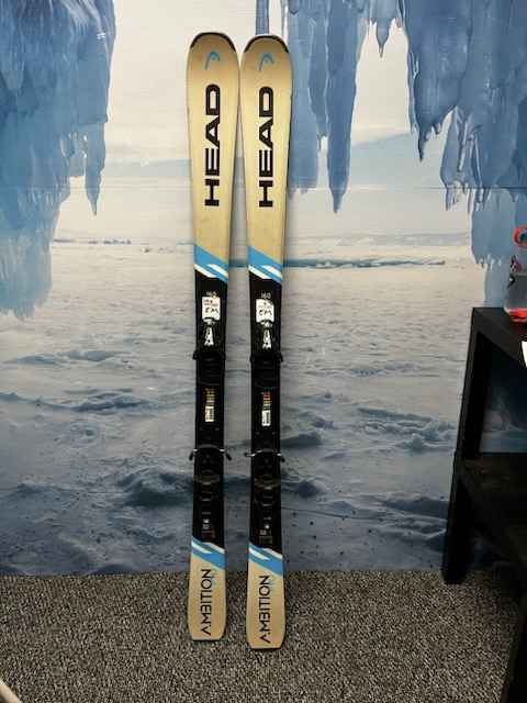 Used Head Ambition 160cm Skis w/ Tyrolia SP 10 Demo Binding