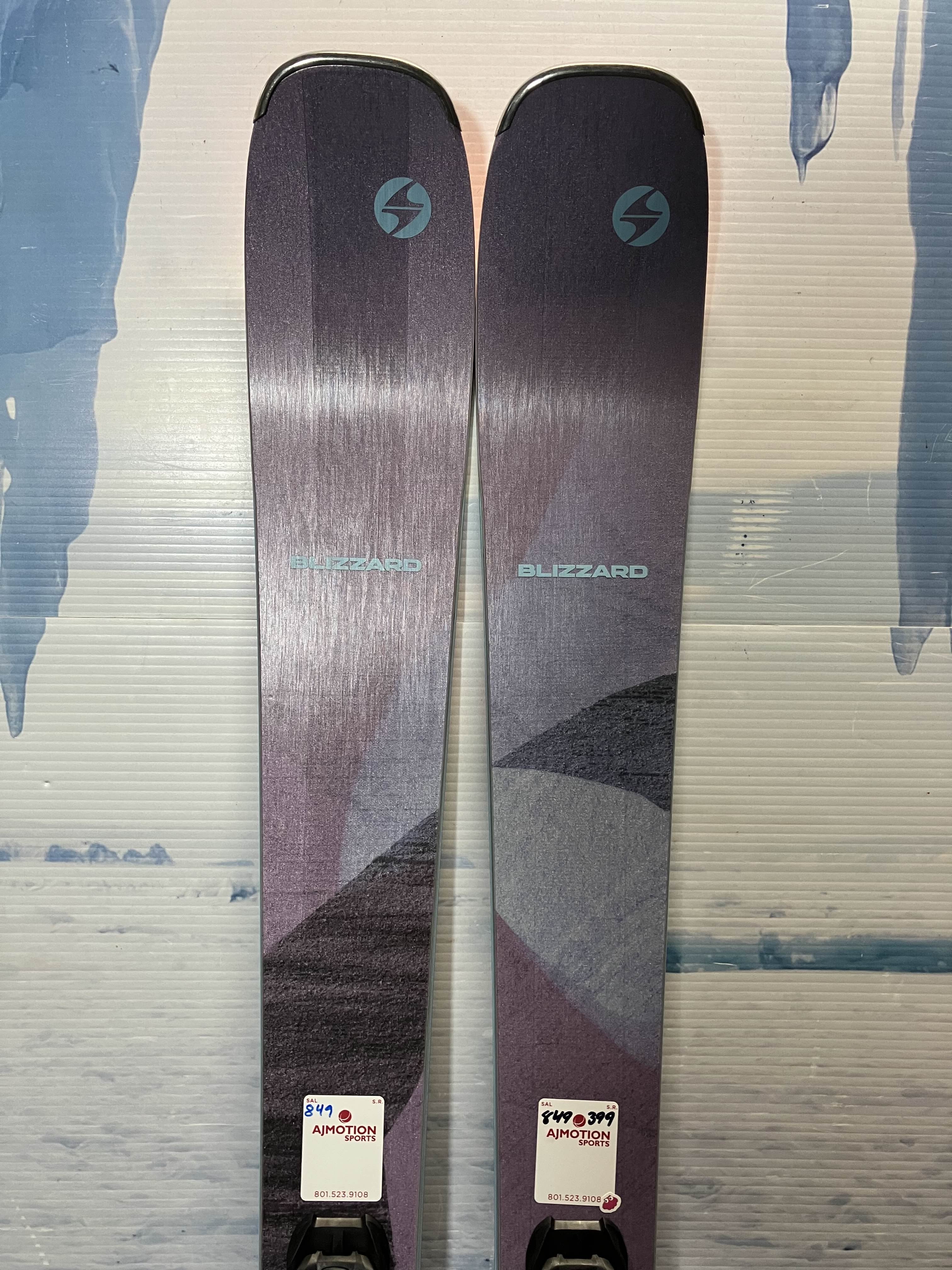 New Blizzard Black Pearl 88 152cm Skis w/ Marker TCX 11 Bindings