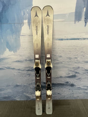 Well Loved Atomic Vantage 74 Ski w/ Atomic Lithium 10 Demo Bindings - 140CM