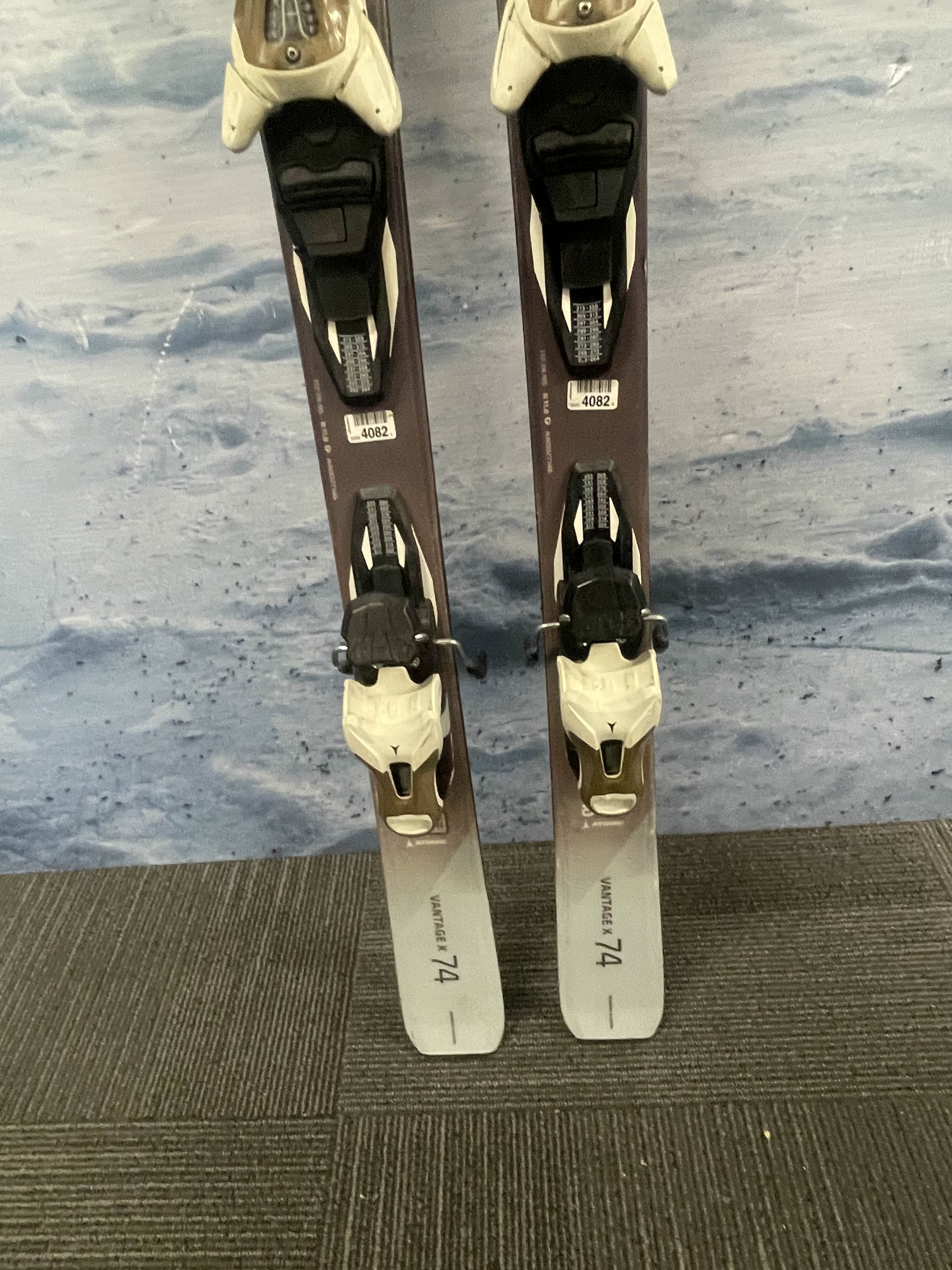 Well Loved Atomic Vantage 74 Ski w/ Atomic Lithium 10 Demo Bindings - 140CM