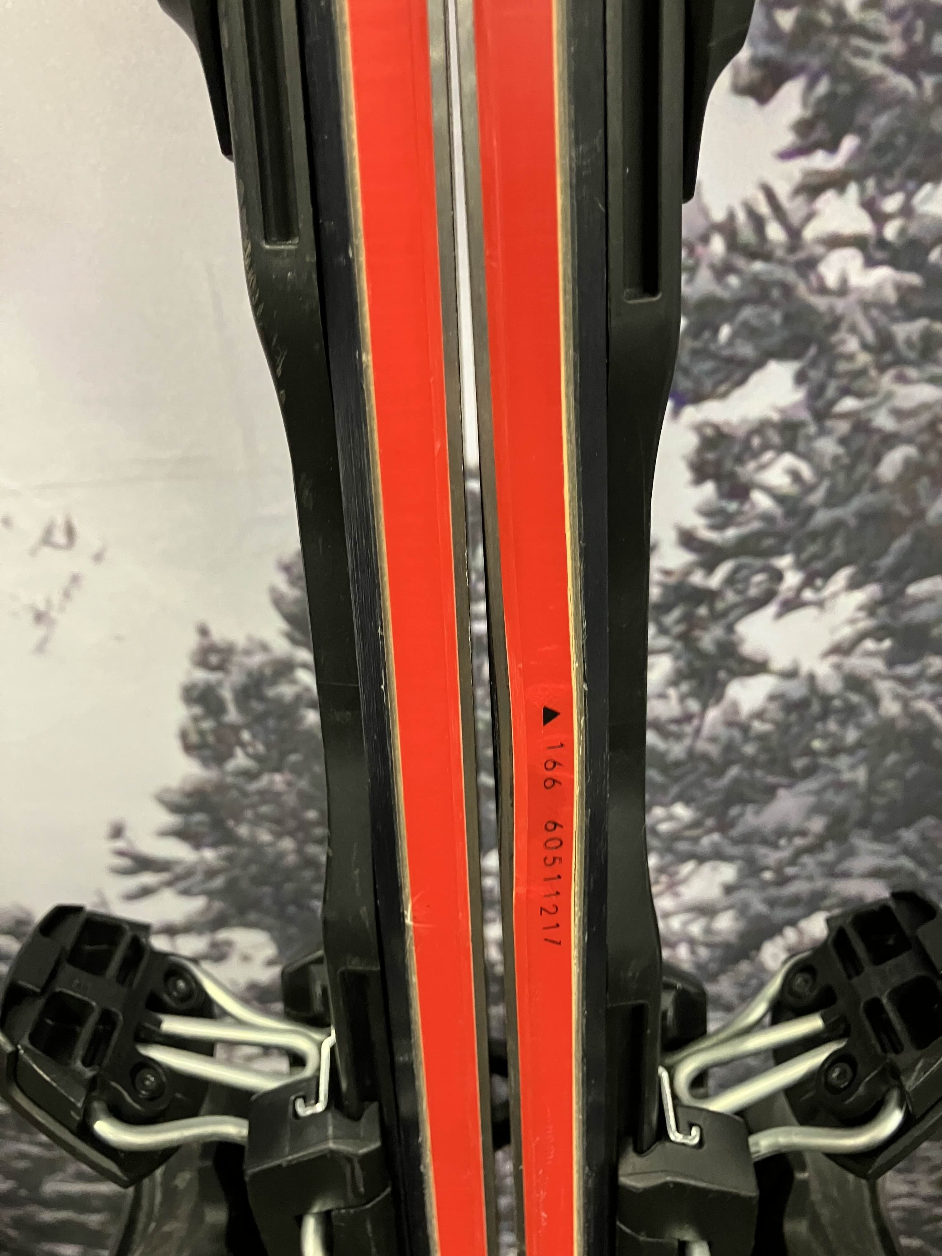 Well Loved Fischer Pro Mtn 80 166cm Skis w/ Fischer RS 11 Bindings
