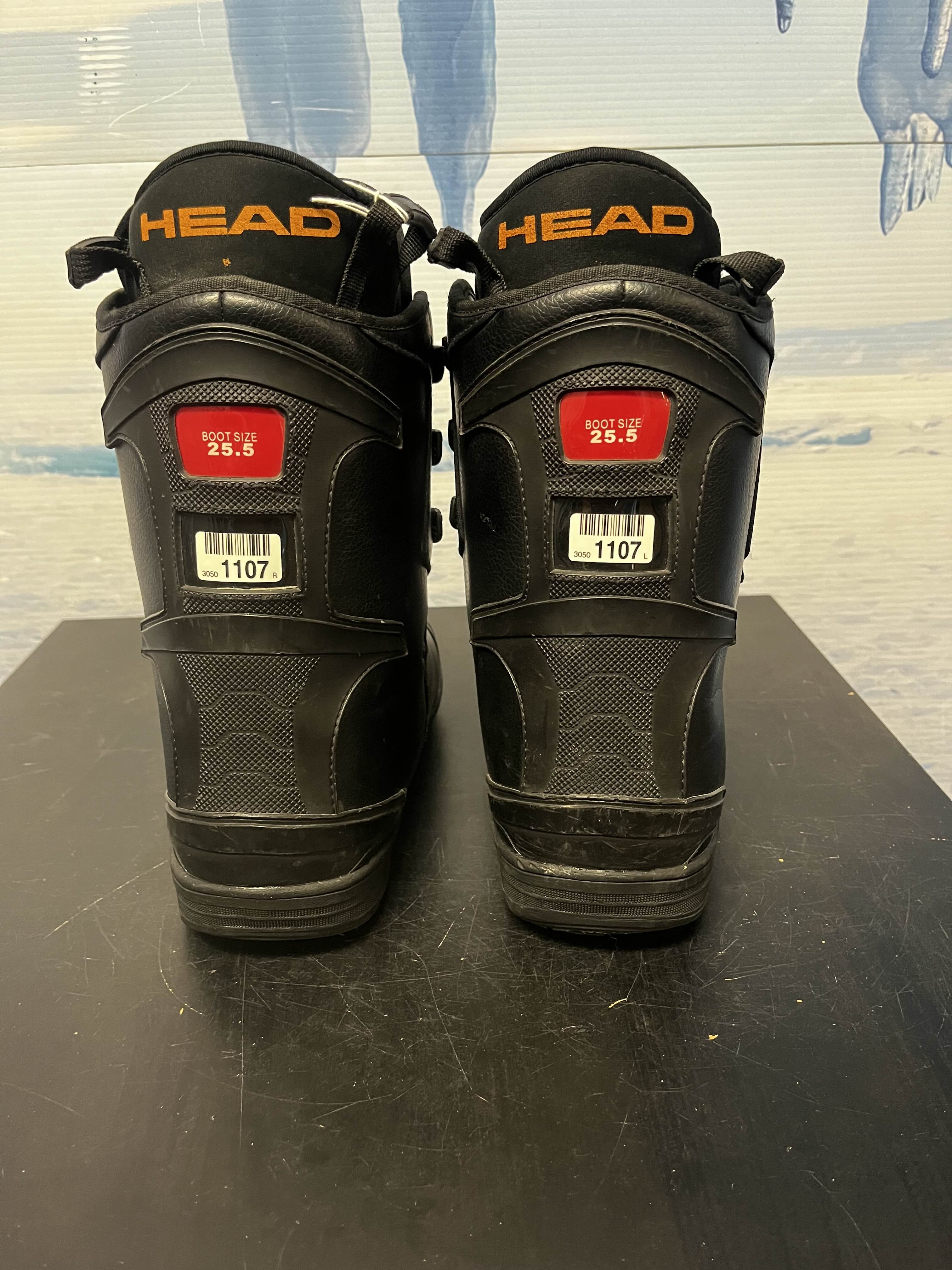 Used Head Lace Up Snowboard Boot 25.5MP