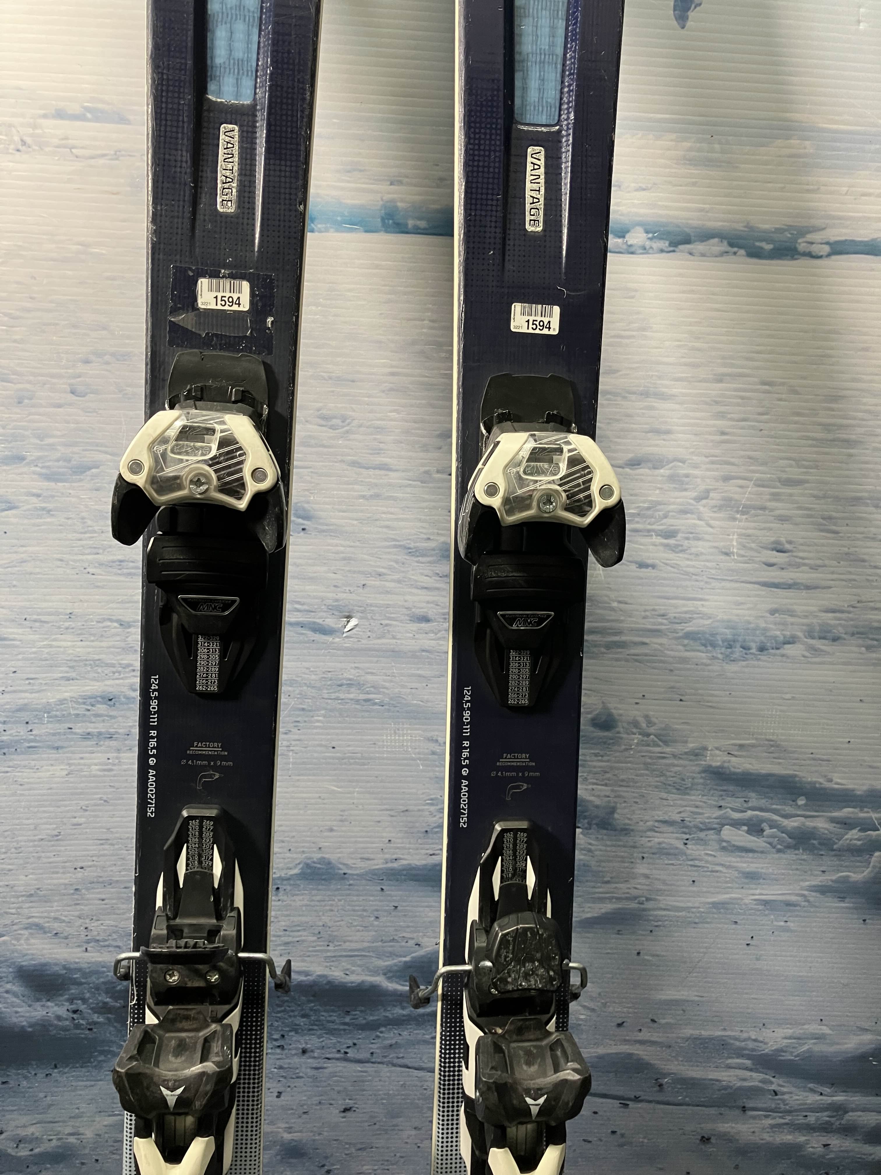 スキー ATOMIC VANTAGE 90 Ti SALOMON WARDEN 11 Used Atomic Vantage 90 Ti Ski w/ Atomic Warden 11 Demo Bindings