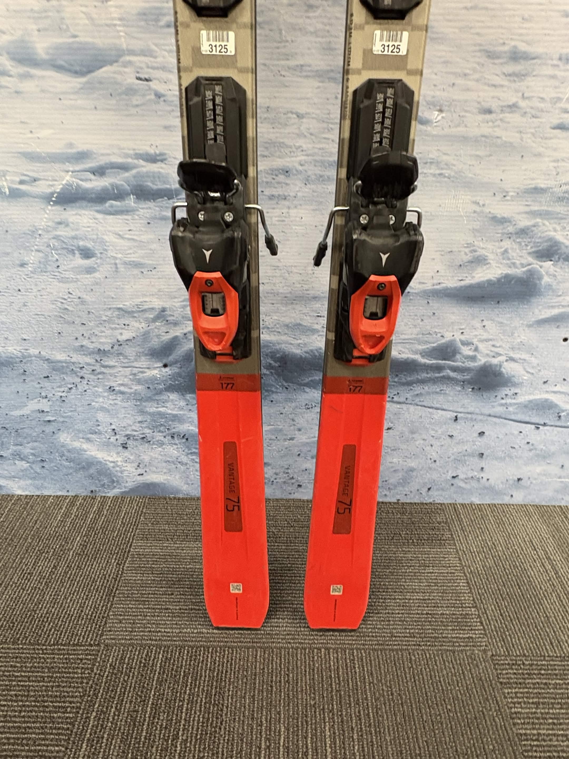 Atomic Vantage 75 +M10 177cm Skis w/ ATOMIC M 10 GW SYS Demo Binding - Used