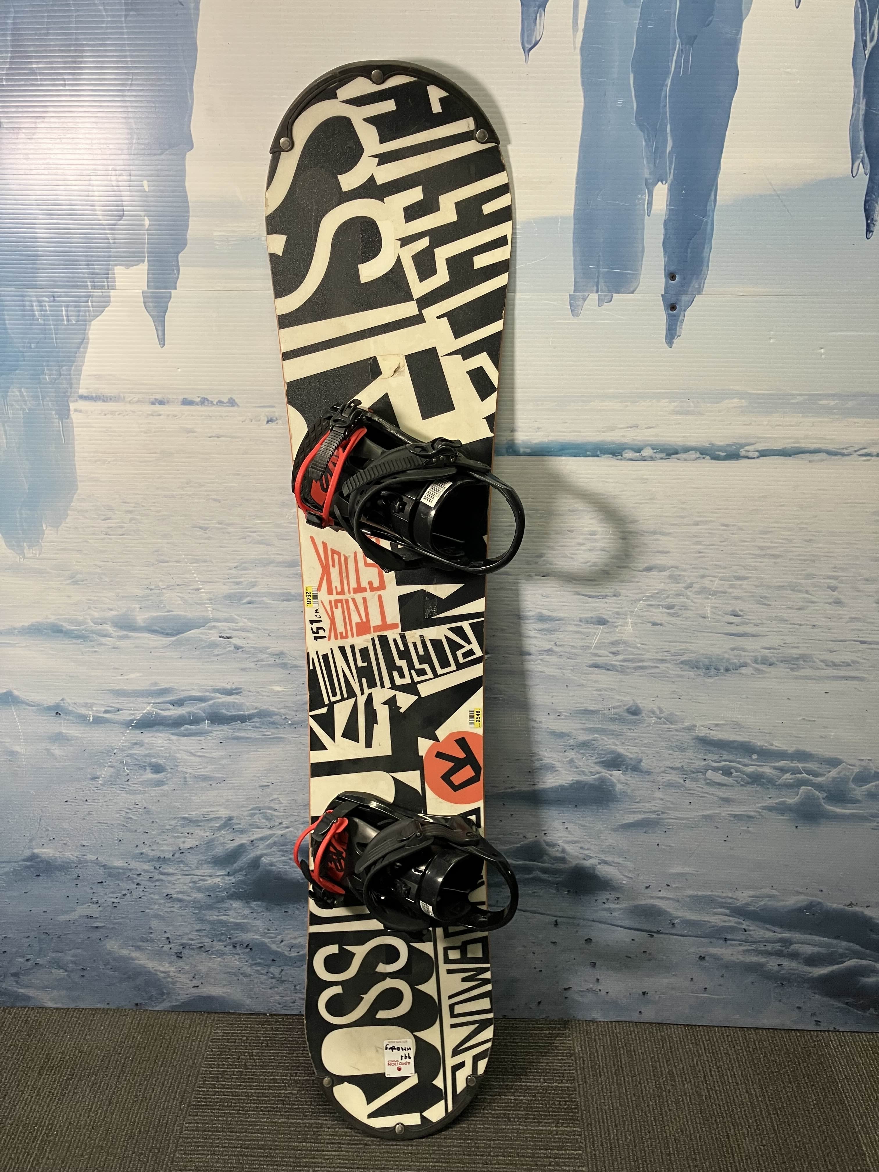 Used Rossignol Trick Stick Men's Snowboard w/ K2 Large Demo Bindings - 151CM