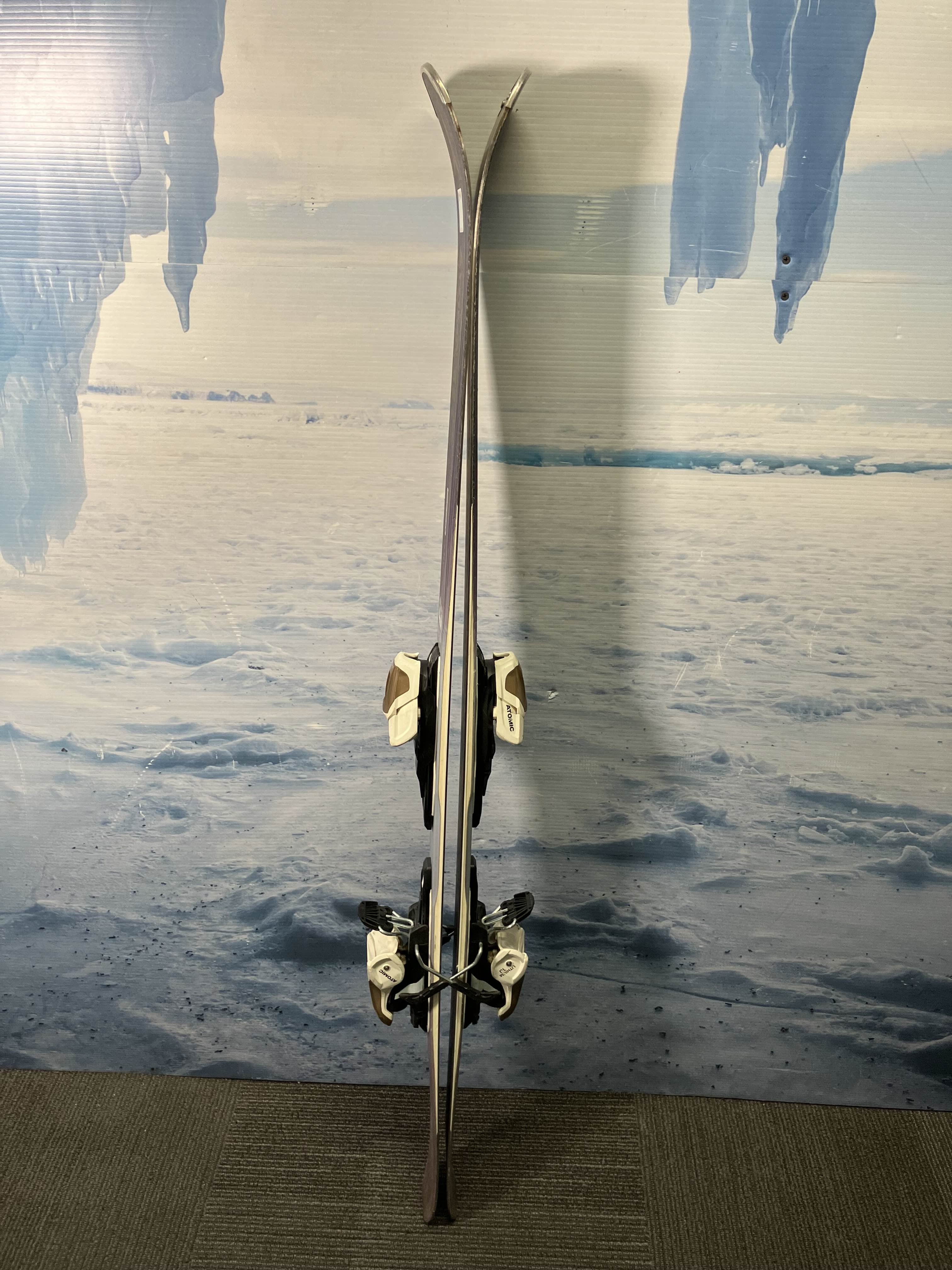 Used Atomic Vantage X77 Cti Men's Ski w/ Atomic Lithium 10 Demo Bindings - 142CM