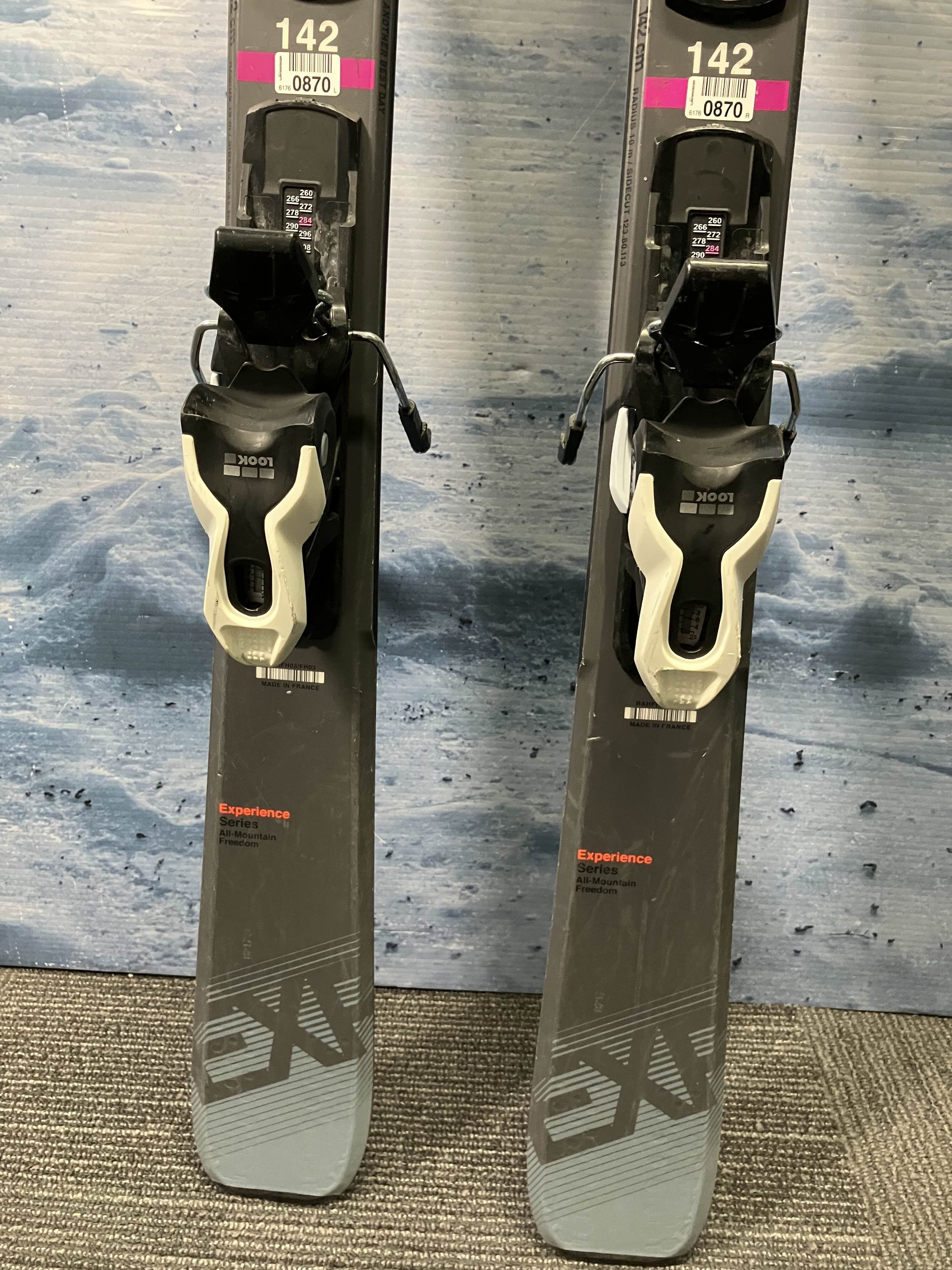 Used Rossignol Exp.80cl Men's Ski w/ Look Express 10 Demo Bindings - 142CM