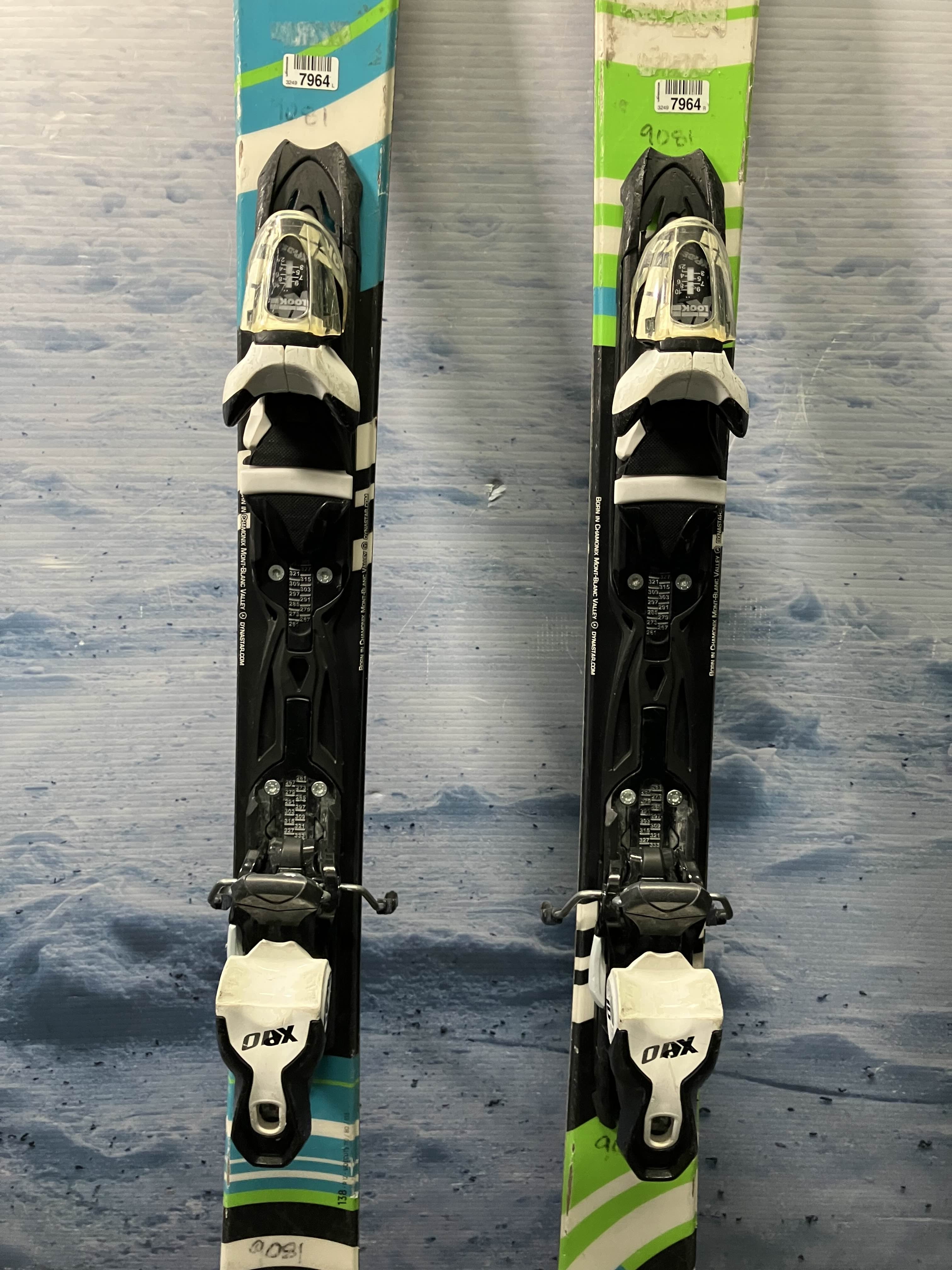 Used Dynastar Spiral Men's Ski w/ Look Express 10 Demo Bindings - 138CM