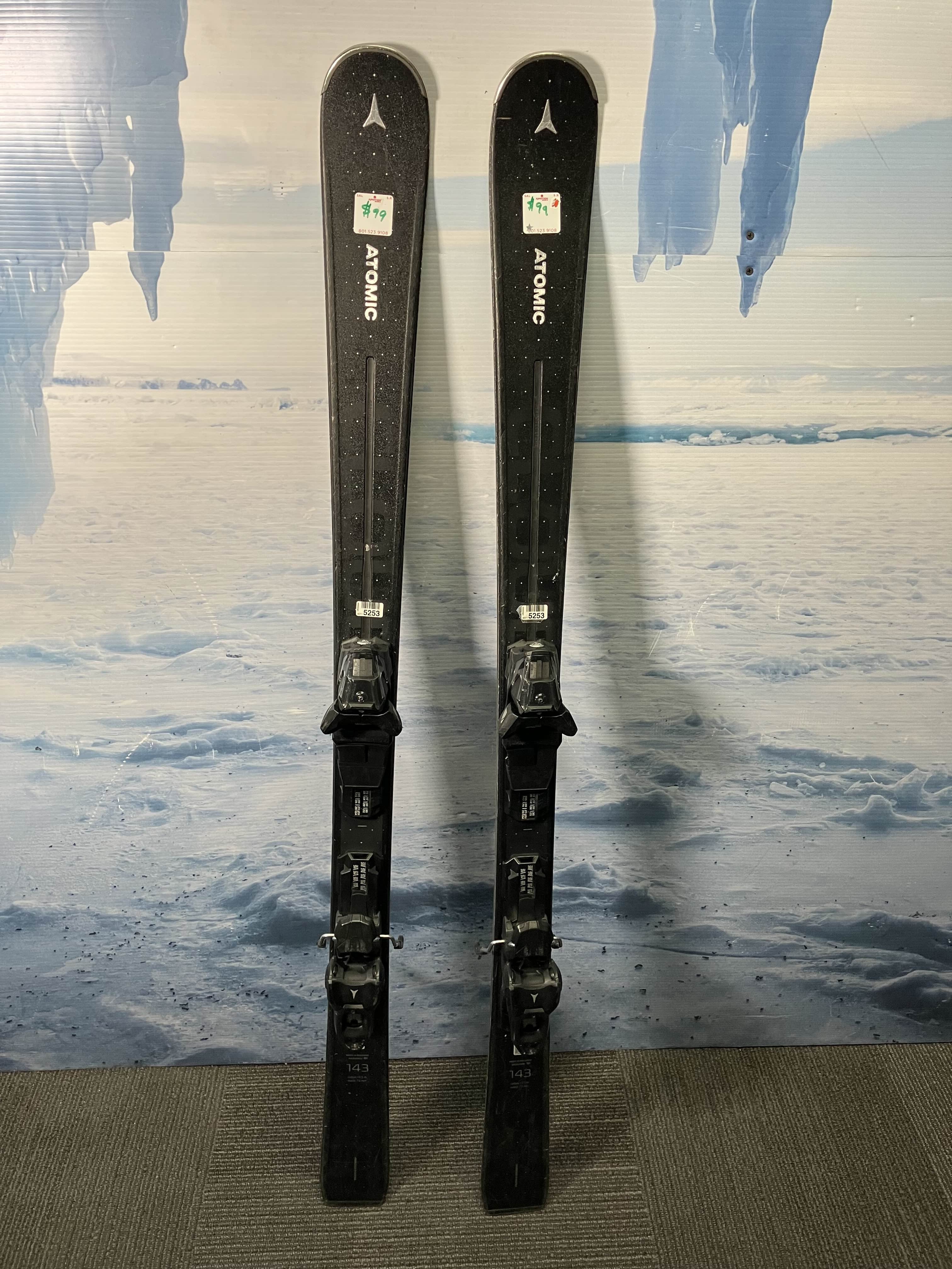 Used Atomic Cloud 9 Men's Ski w/ Atomic M 10 Demo Bindings - 143CM