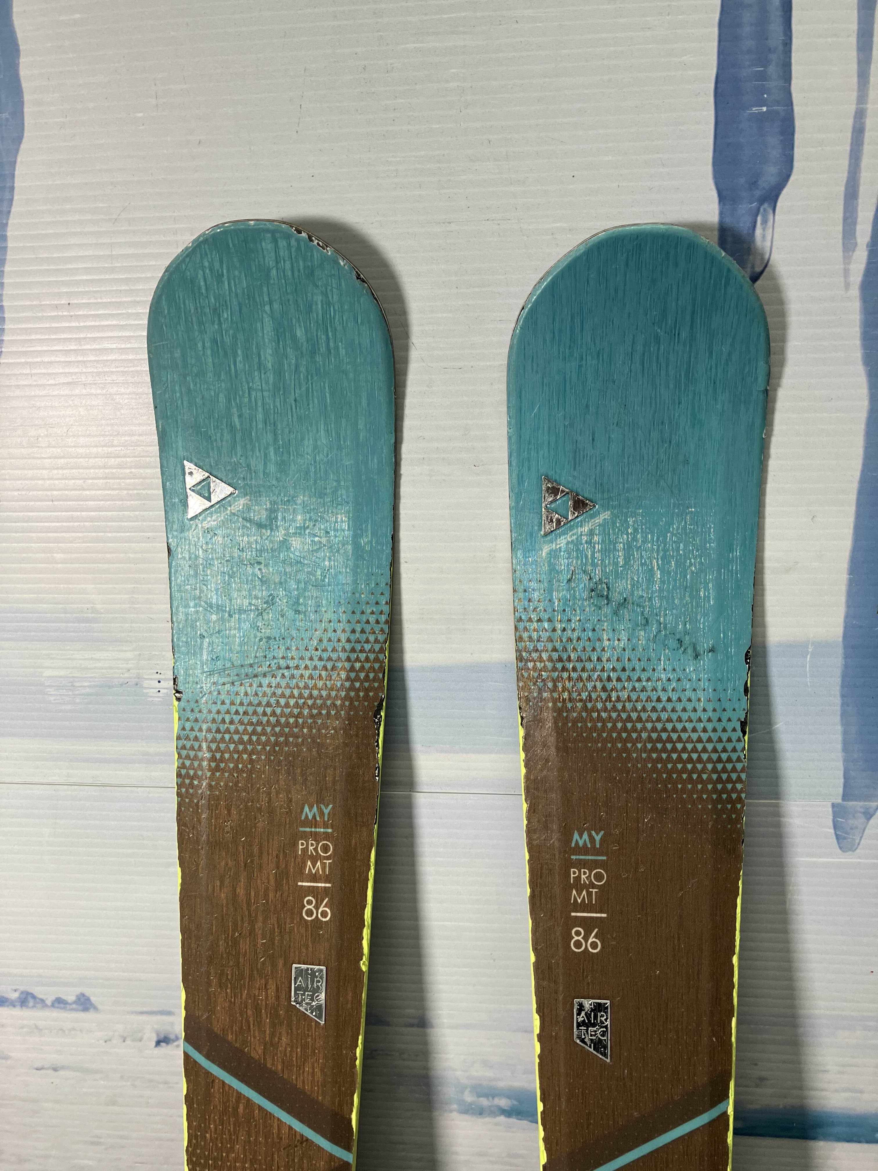Used Fischer My Pro Mt 86 Men's Ski w/ Attack At 10 Demo Bindings - 154CM