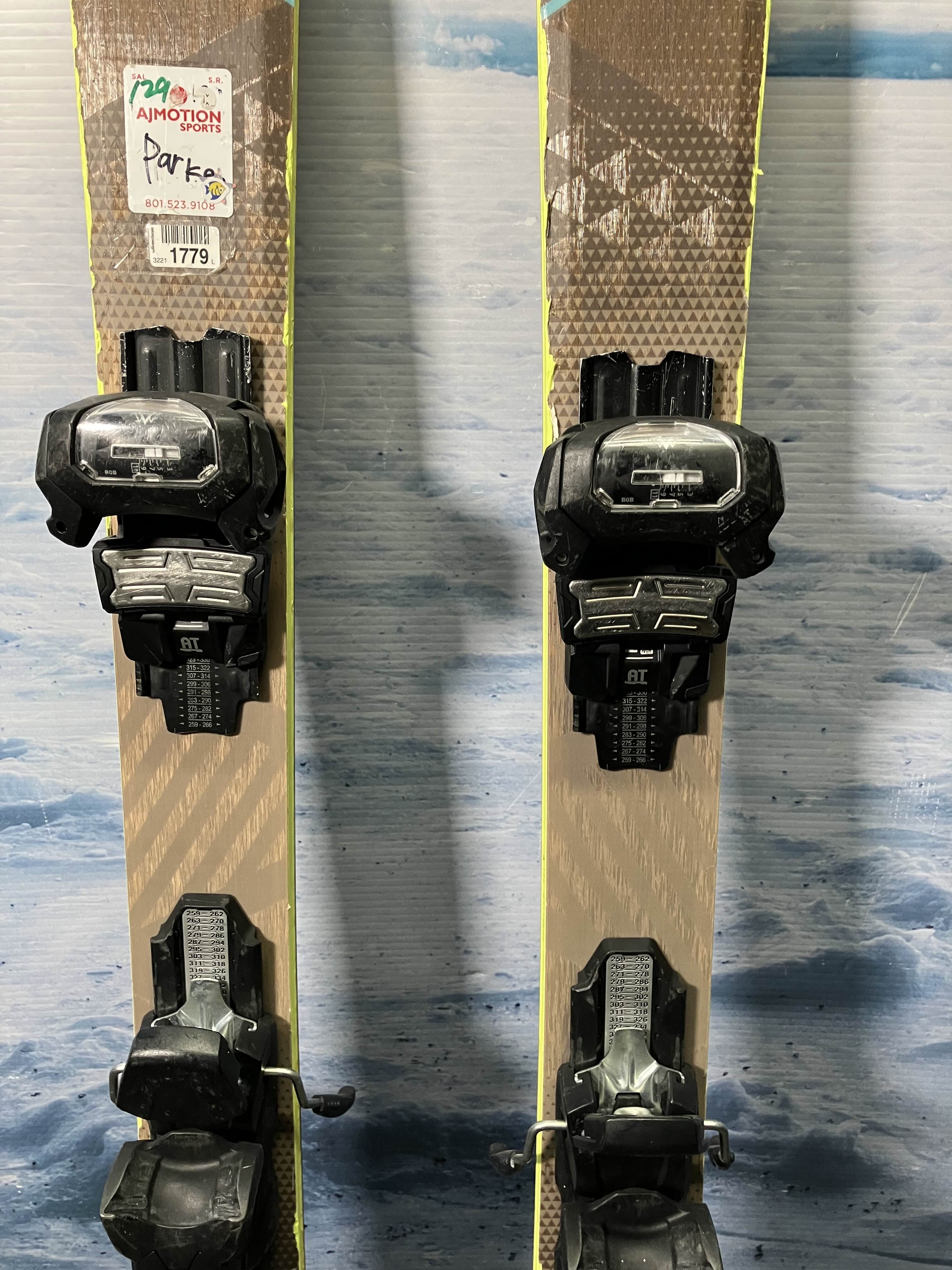 Used Fischer My Pro Mt 86 Men's Ski w/ Attack At 10 Demo Bindings - 154CM
