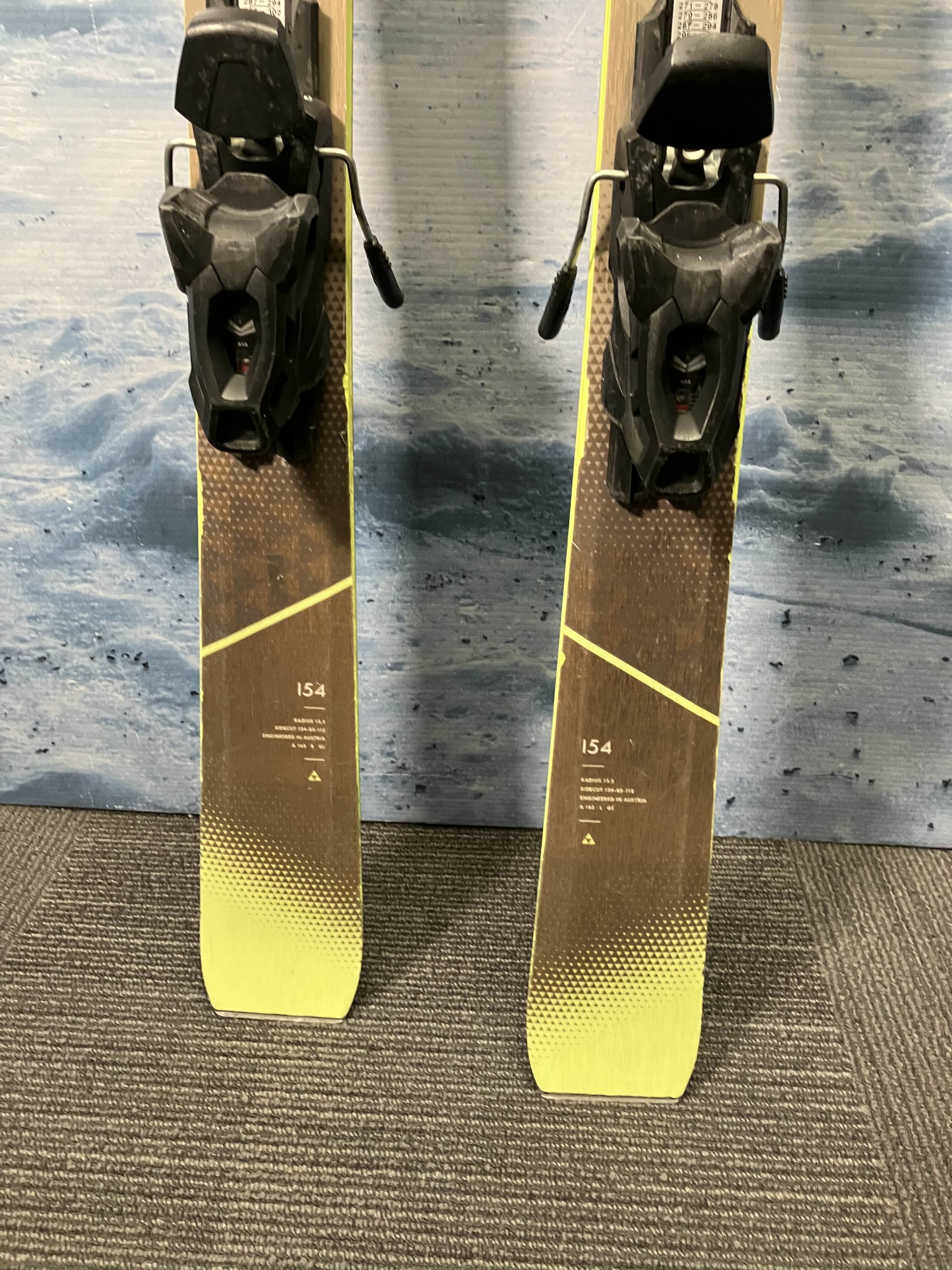 Used Fischer My Pro Mt 86 Men's Ski w/ Attack At 10 Demo Bindings - 154CM