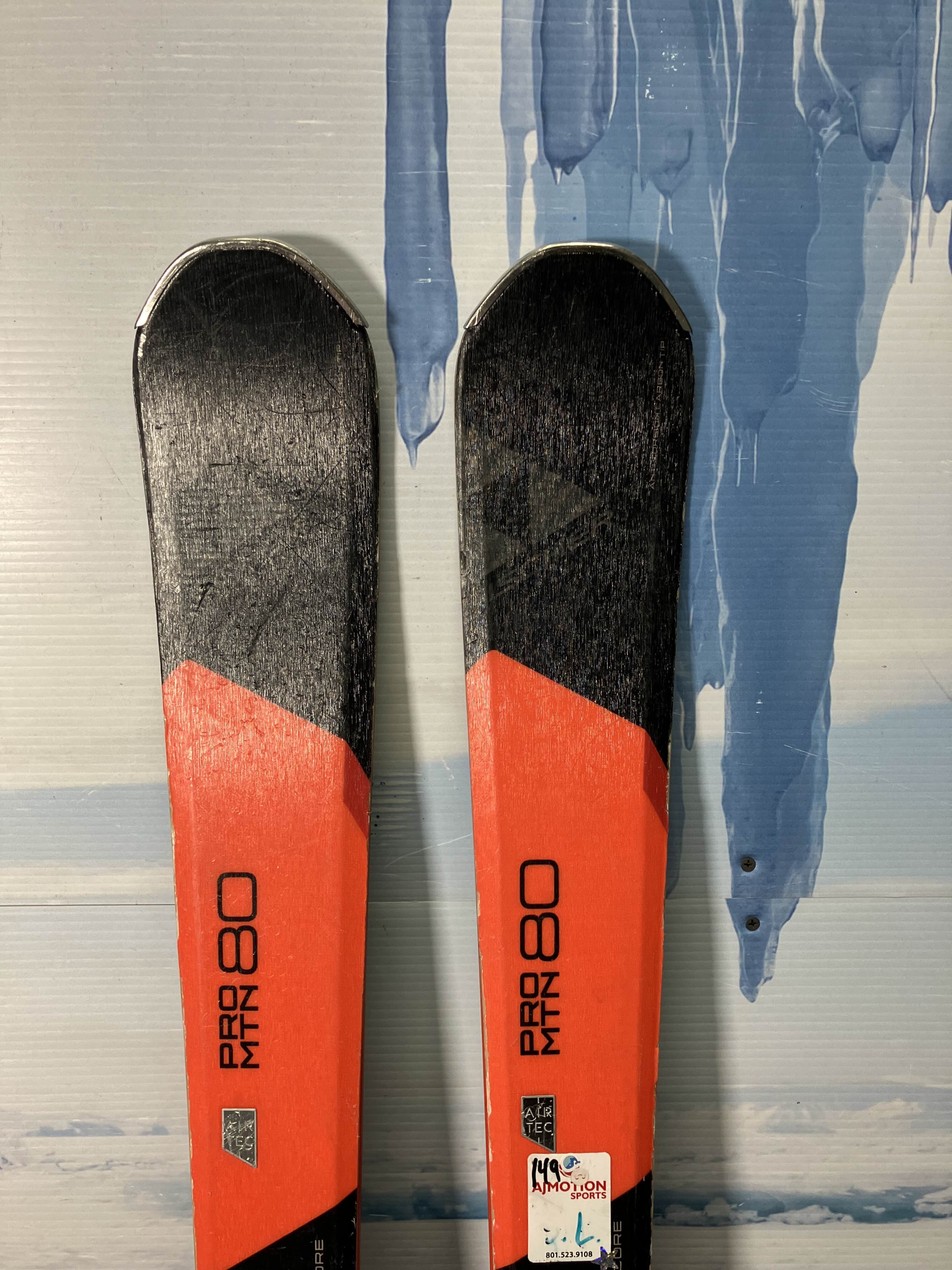 Used Fisher Pro Mtn 80 Men's Ski w/ Fischer 11 Rs Demo Bindings - 159CM