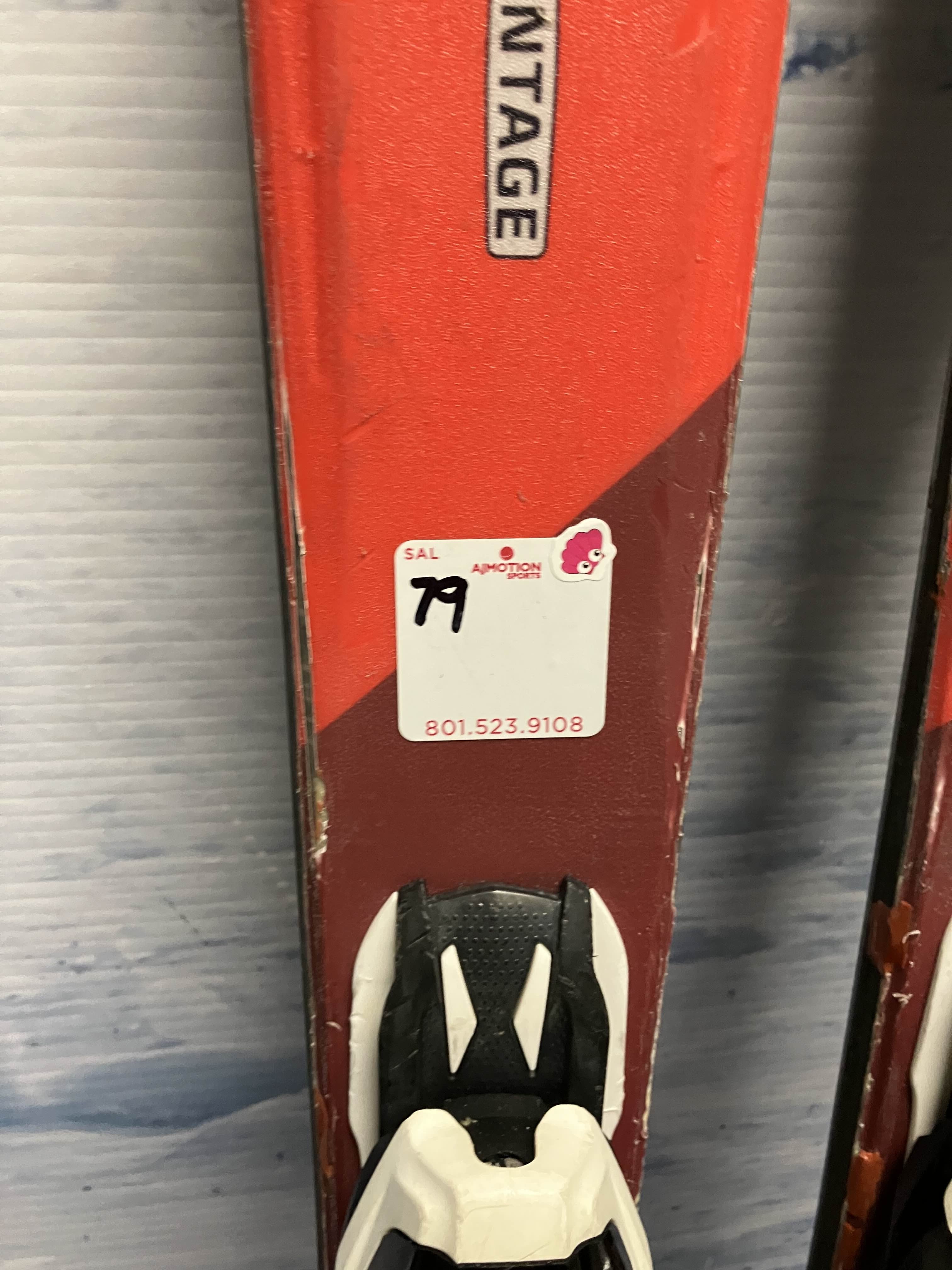 Used Atomic Vantage X 75 Ski w/ Atomic Lithium 10 Demo Bindings - 156CM