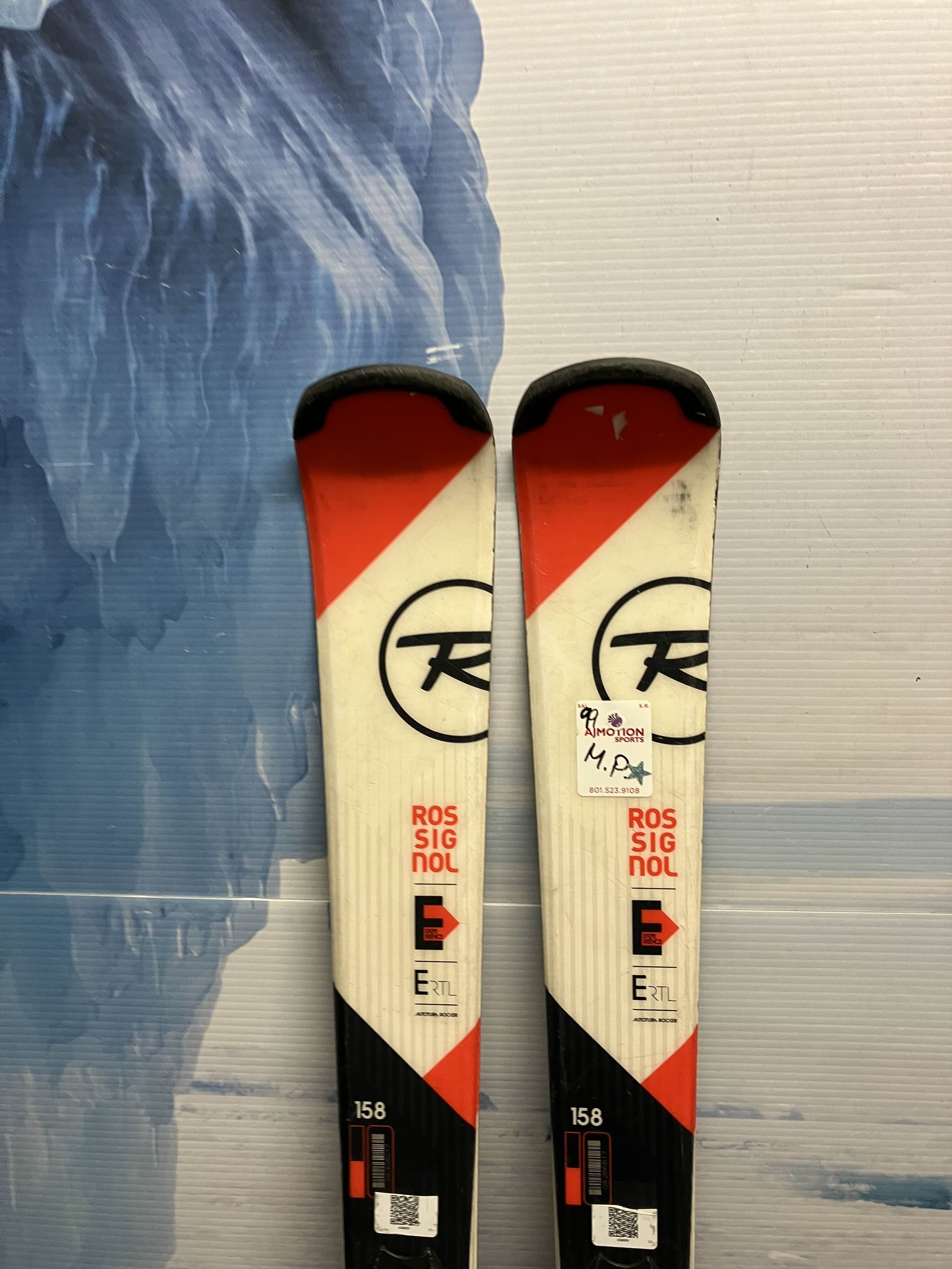 Used Rossignol Ertl Ski w/ Look Express 10 Demo Bindings - 156CM