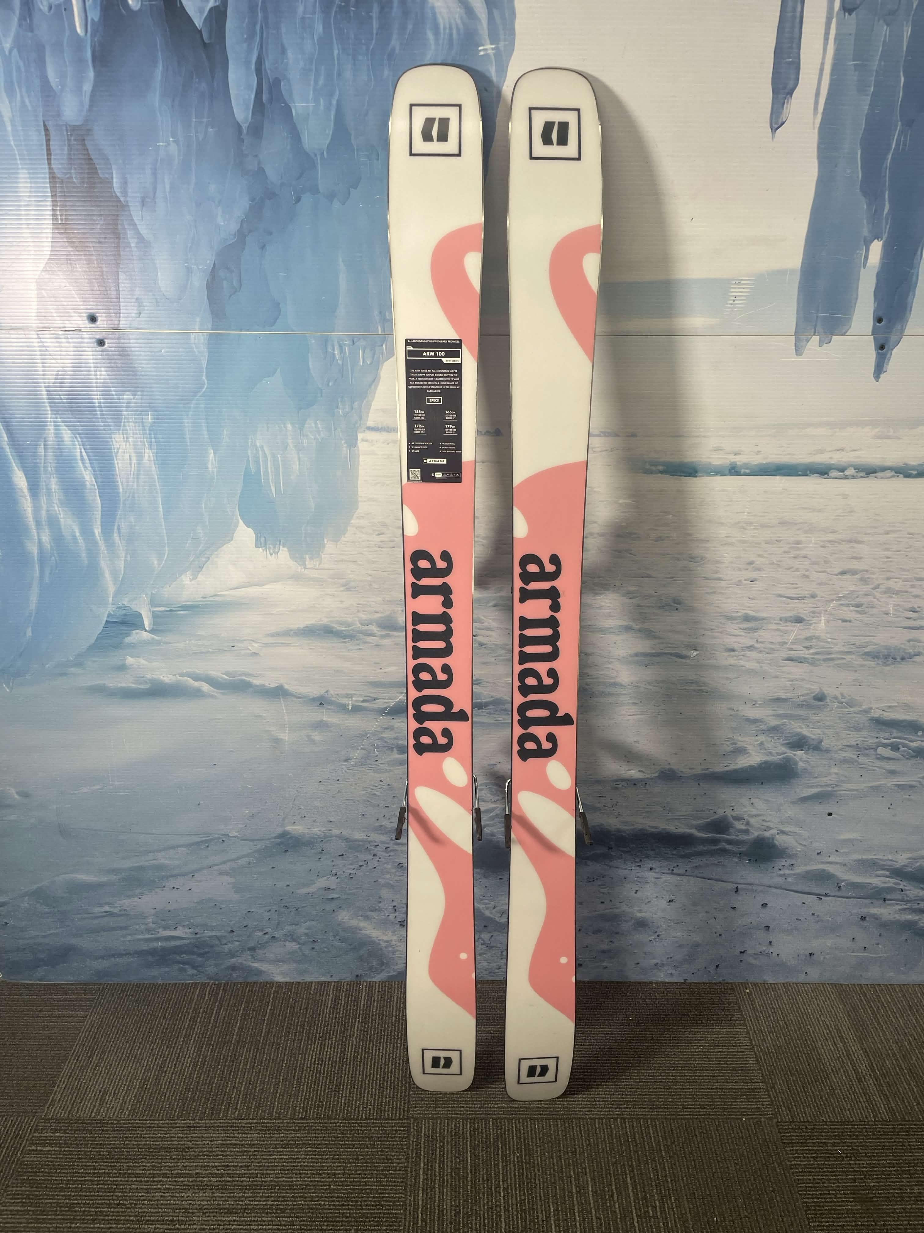 Armada ARW 100 158cm Skis w/ ATOMIC NR Strive 11 GW Demo Binding - Lightly Used (2026)