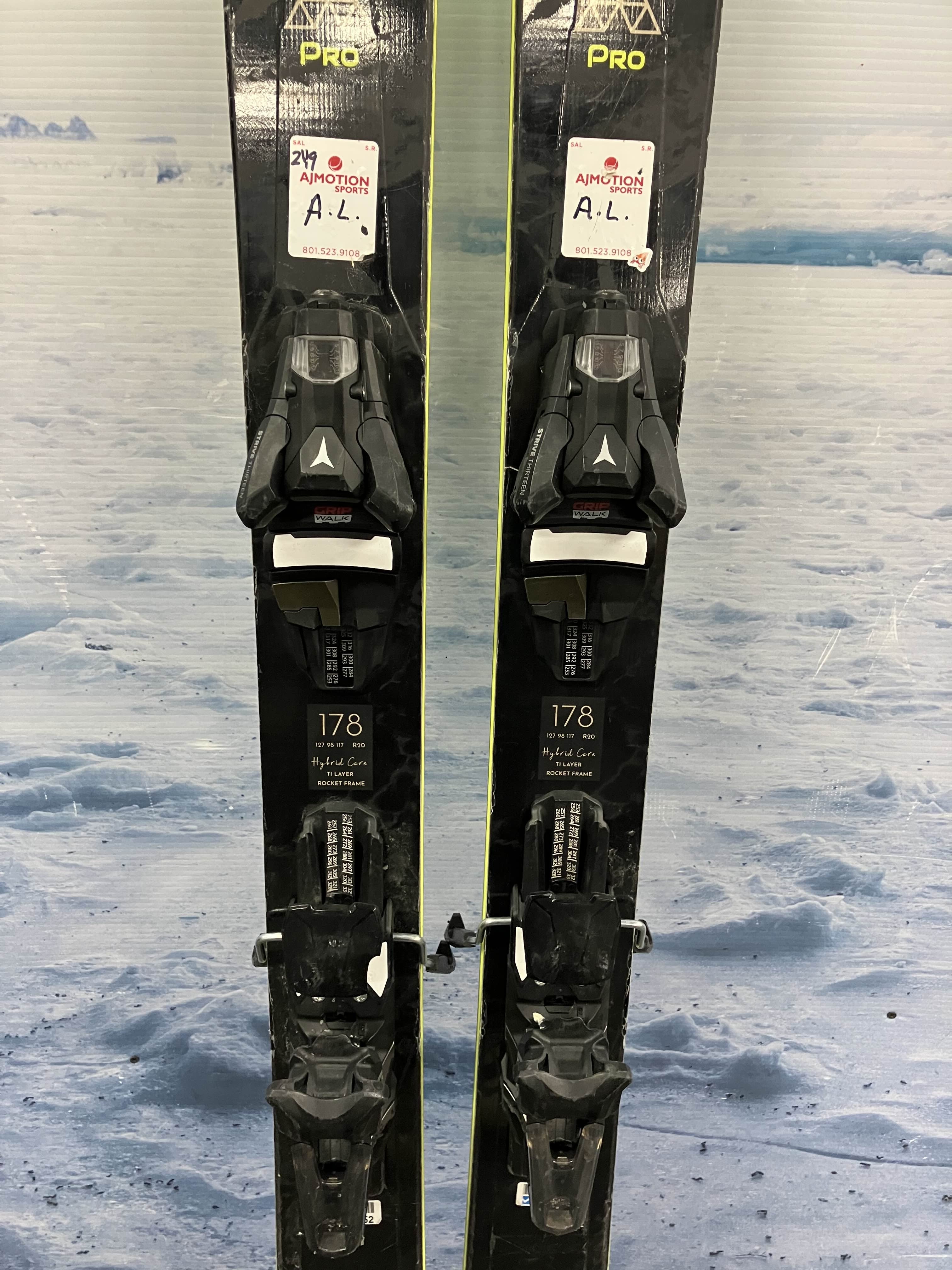 Used Dynastar M Pro Men's Ski w/ Atomic Strive 13 Demo Bindings - 178CM