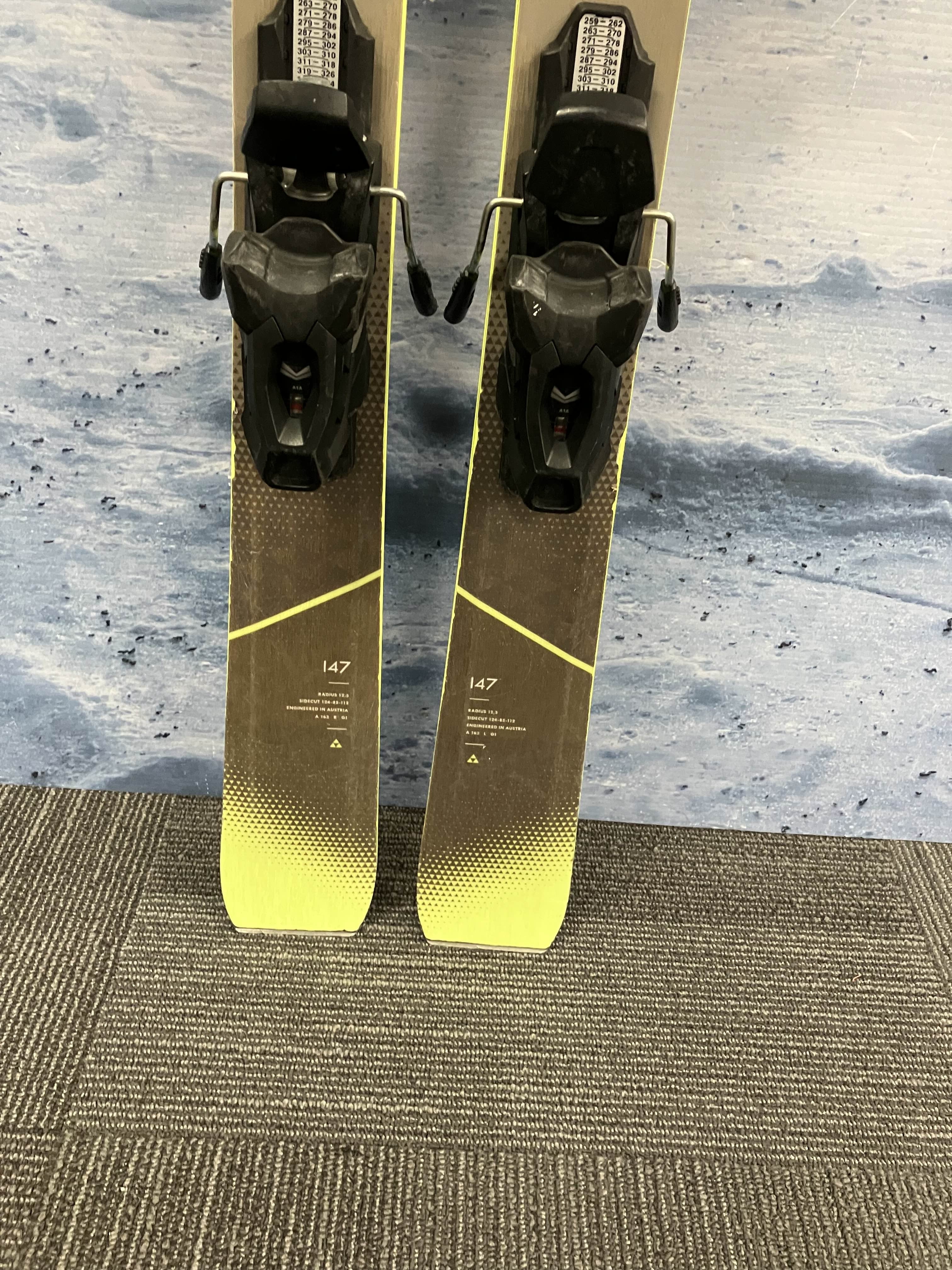 Used Fischer 147cm MY Pro MT 86 Skis w/ Attack 11 Bindings