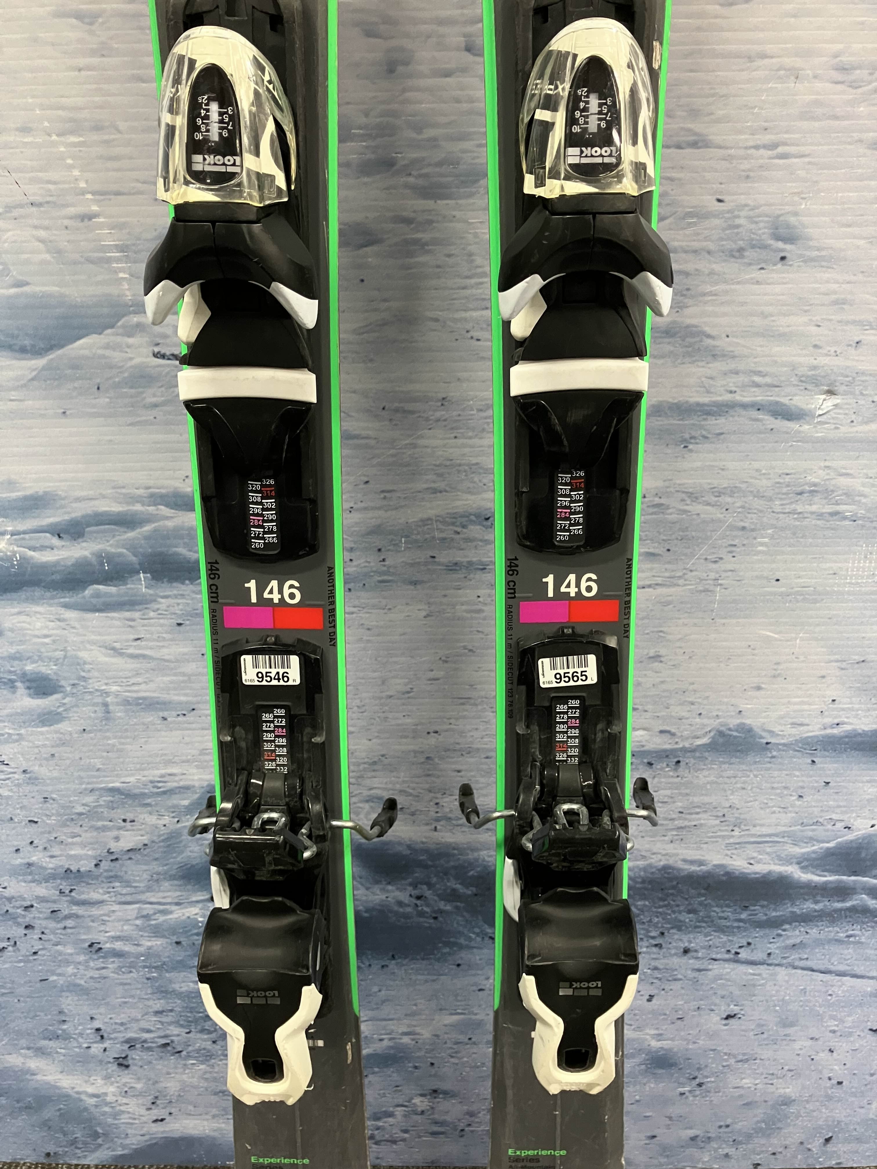 Used Rossignol Experience 76Cl 146cm Skis w/ Look 10 Bindings