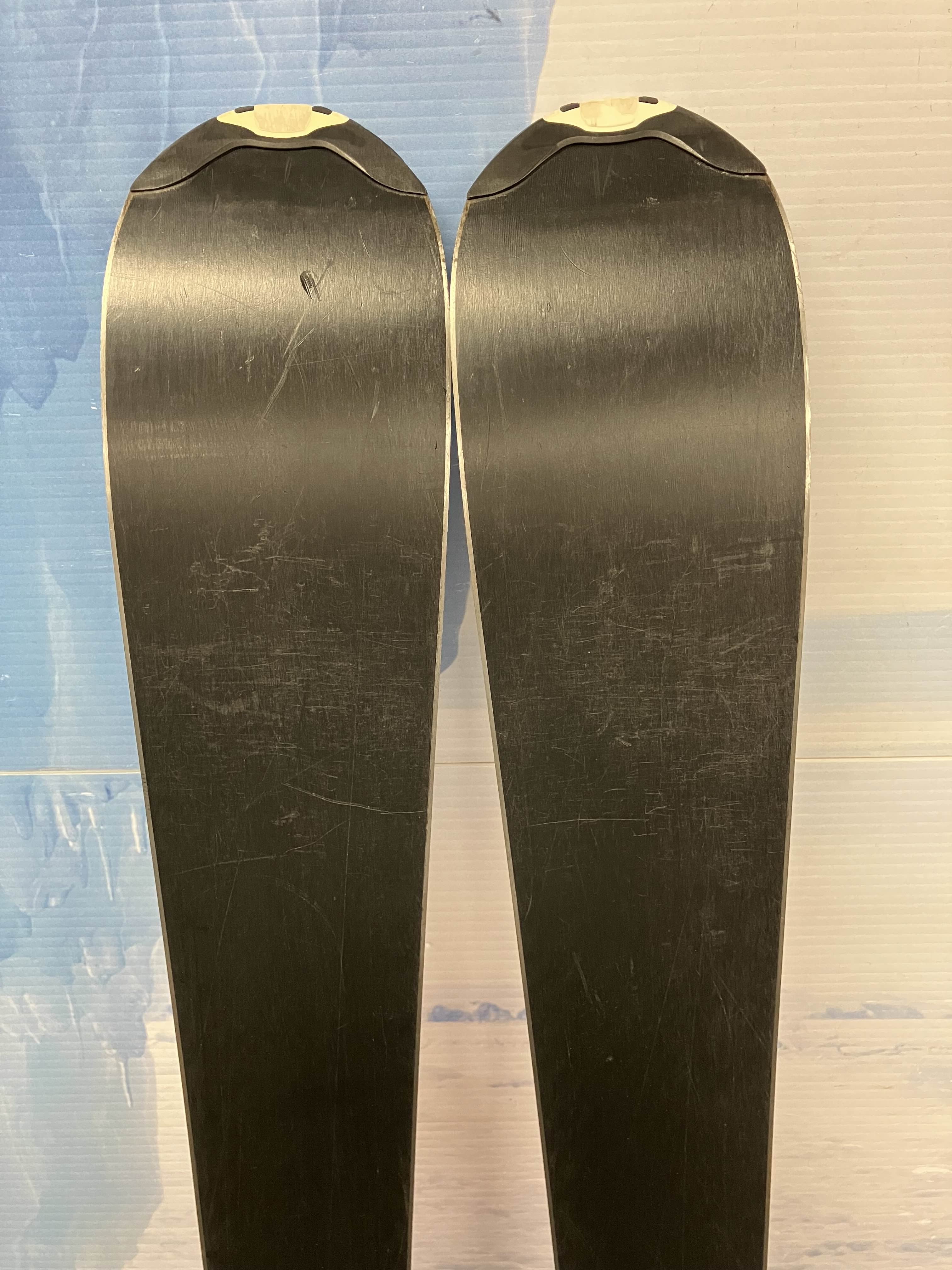 Used Salomon 152cm Powerline Enduro 750 LXR Skis w/ Salomon 10 Bindings