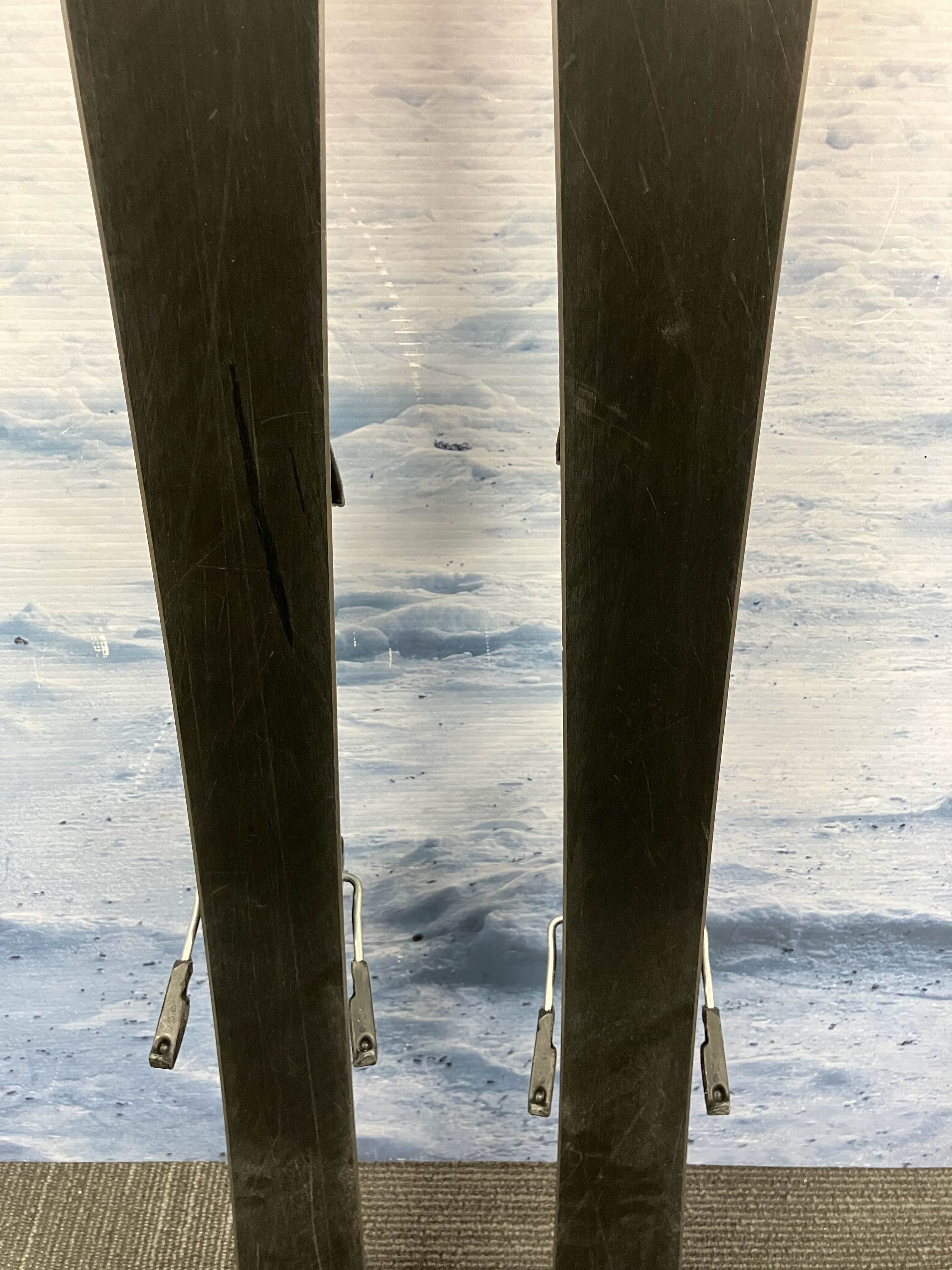 Used Salomon 152cm Powerline Enduro 750 LXR Skis w/ Salomon 10 Bindings