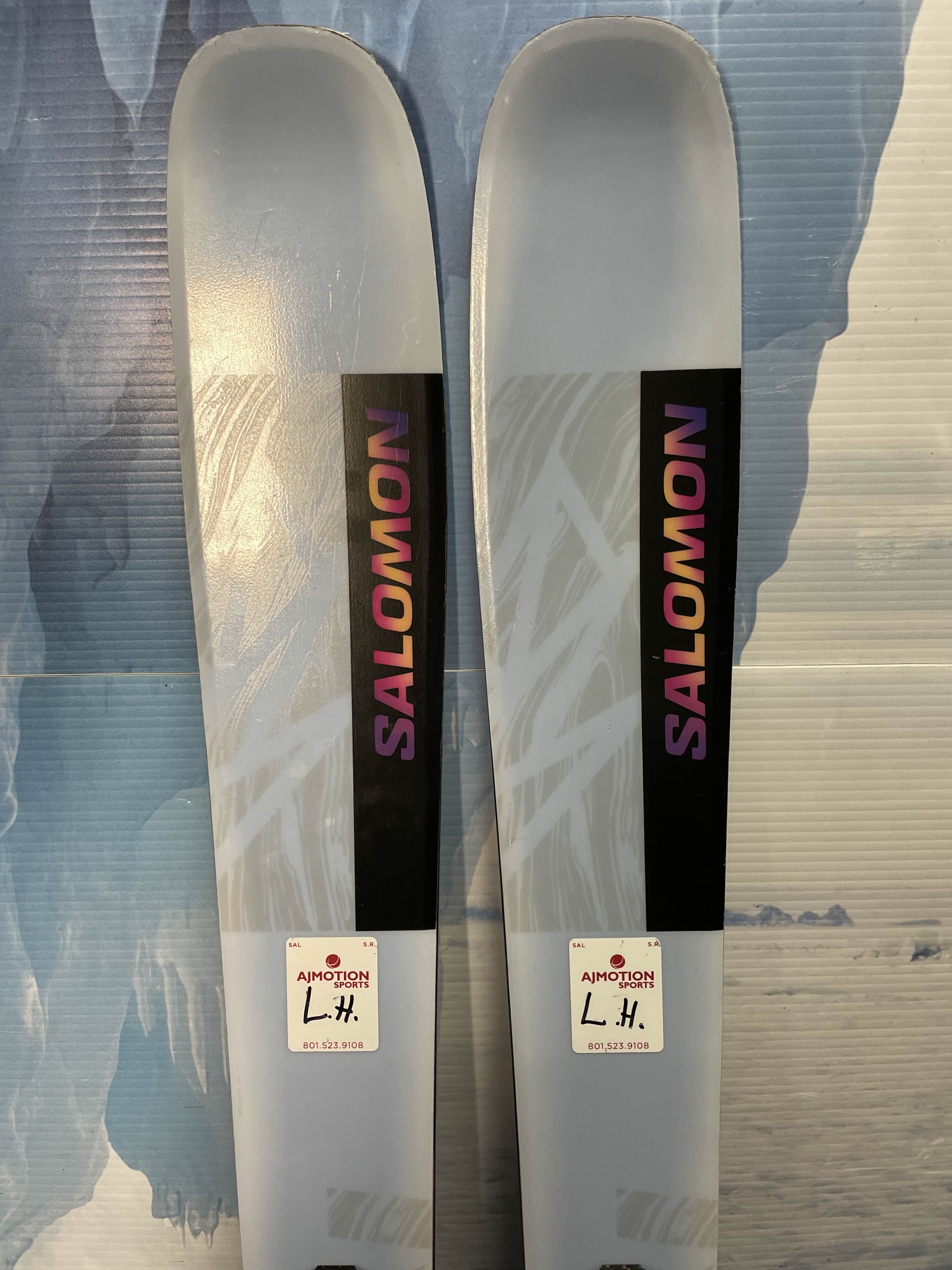 Lightly Used 2025 Salomon QST Lux 92 152cm with adjustable Salomon M 10 bindings