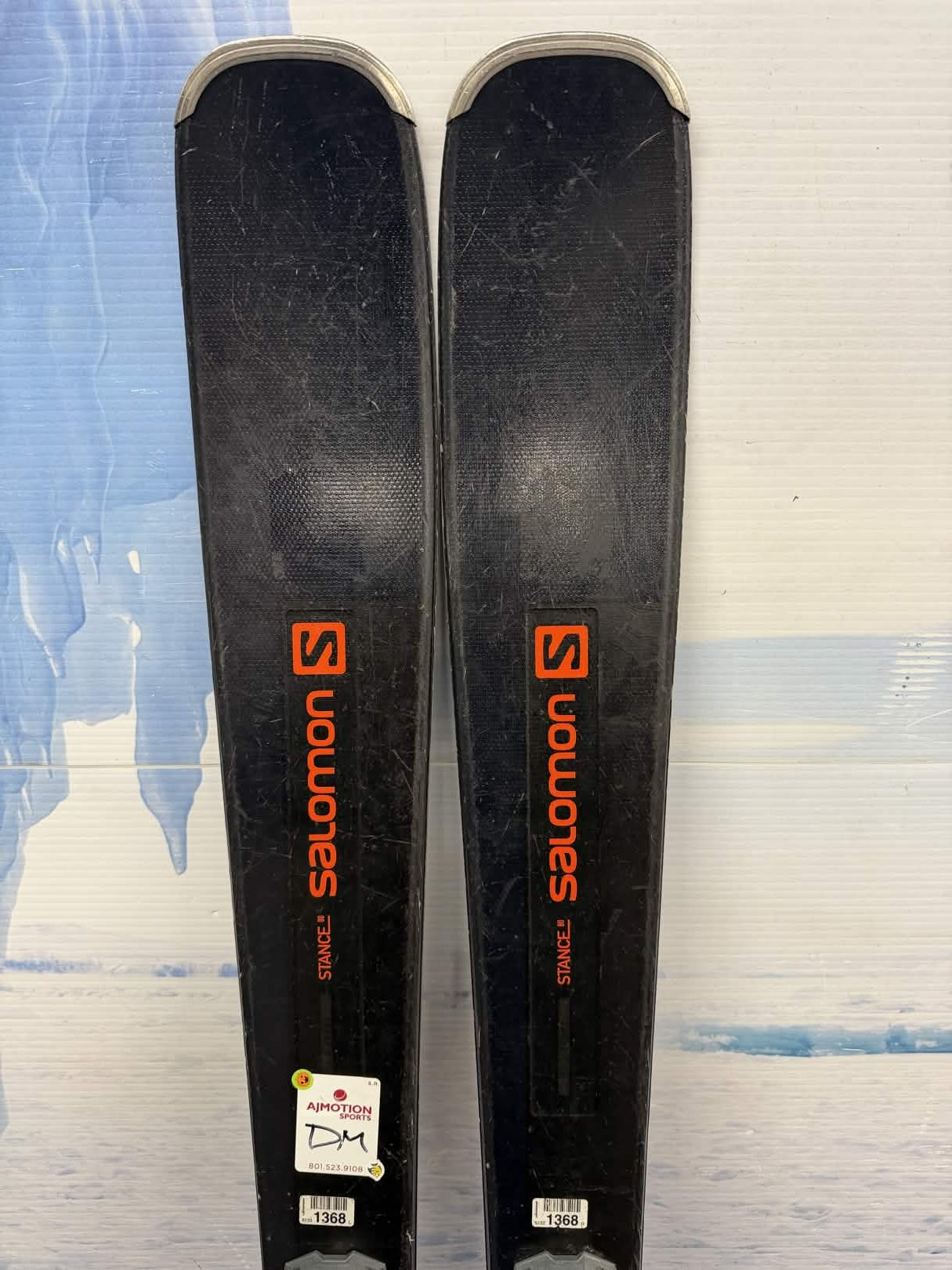 Used 2022 Salomon Stance 80 161cm Skis w/Salomon M11 Bindings