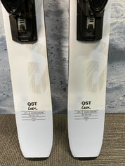 Lightly Used 2025 Salomon QST Lux 92 152cm with adjustable Salomon M 10 bindings