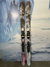 Lightly Used 2025 Atomic Bent Chetler 90 166cm Skis with Adjustable Salomon Strive 13 Bindings