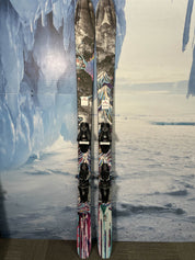 Lightly Used 2025 Atomic Bent Chetler 90 175cm Skis with Adjustable Salomon Strive 13 Bindings