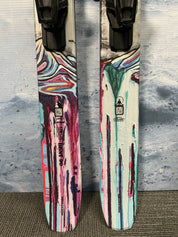 Lightly Used 2025 Atomic Bent Chetler 90 175cm Skis with Adjustable Salomon Strive 13 Bindings