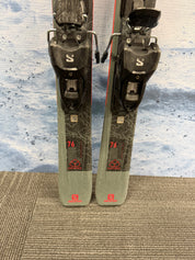 Used Salomon Distance 76 150cm Skis w/Salomon M10 Bindings