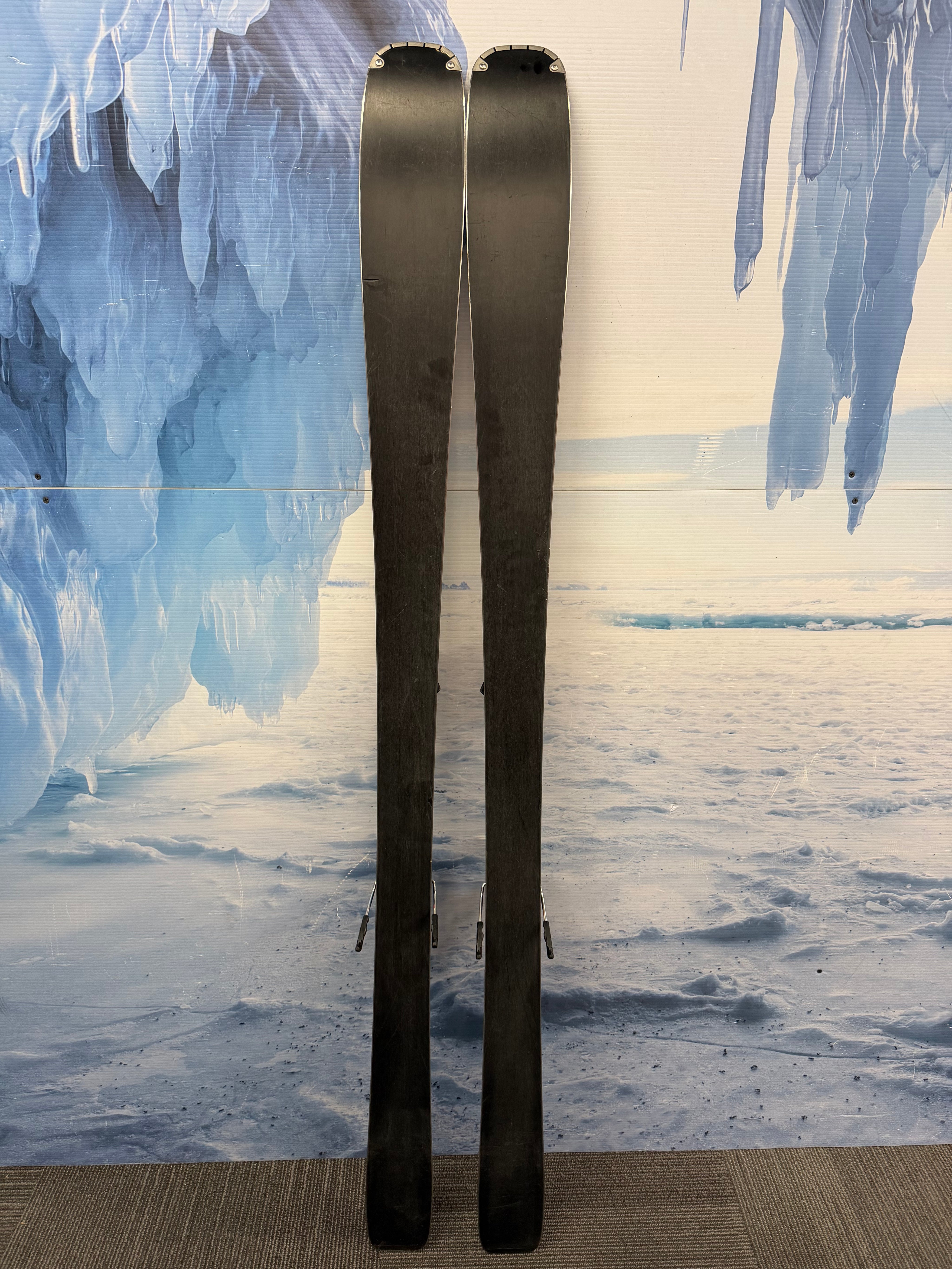 Used Salomon Stance 80 177cm Skis w/Salomon M11 Bindings