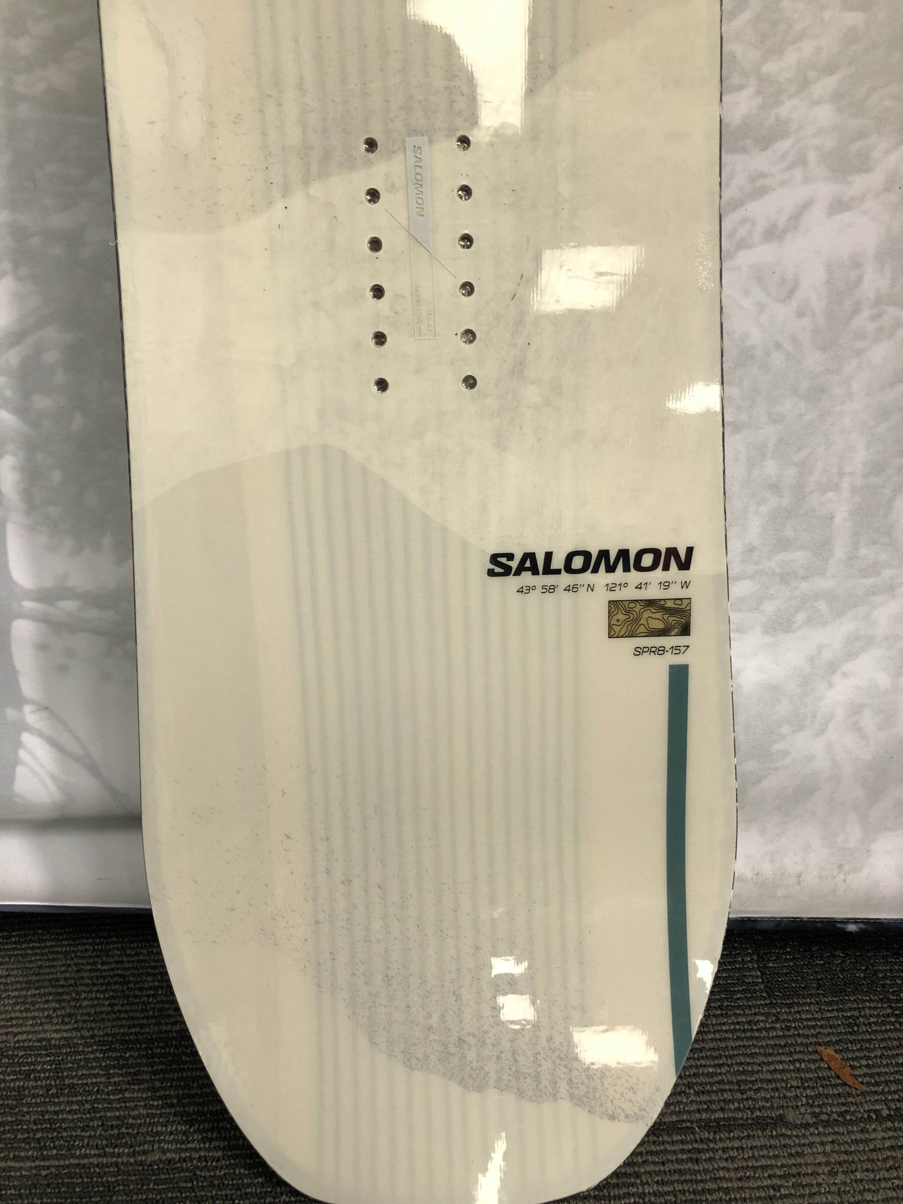 Used 2025 Salomon Super 8 Snowboard 157cm