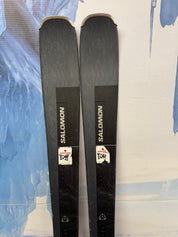 Used Salomon Stance 80 185cm Skis w/Salomon M10 Bindings