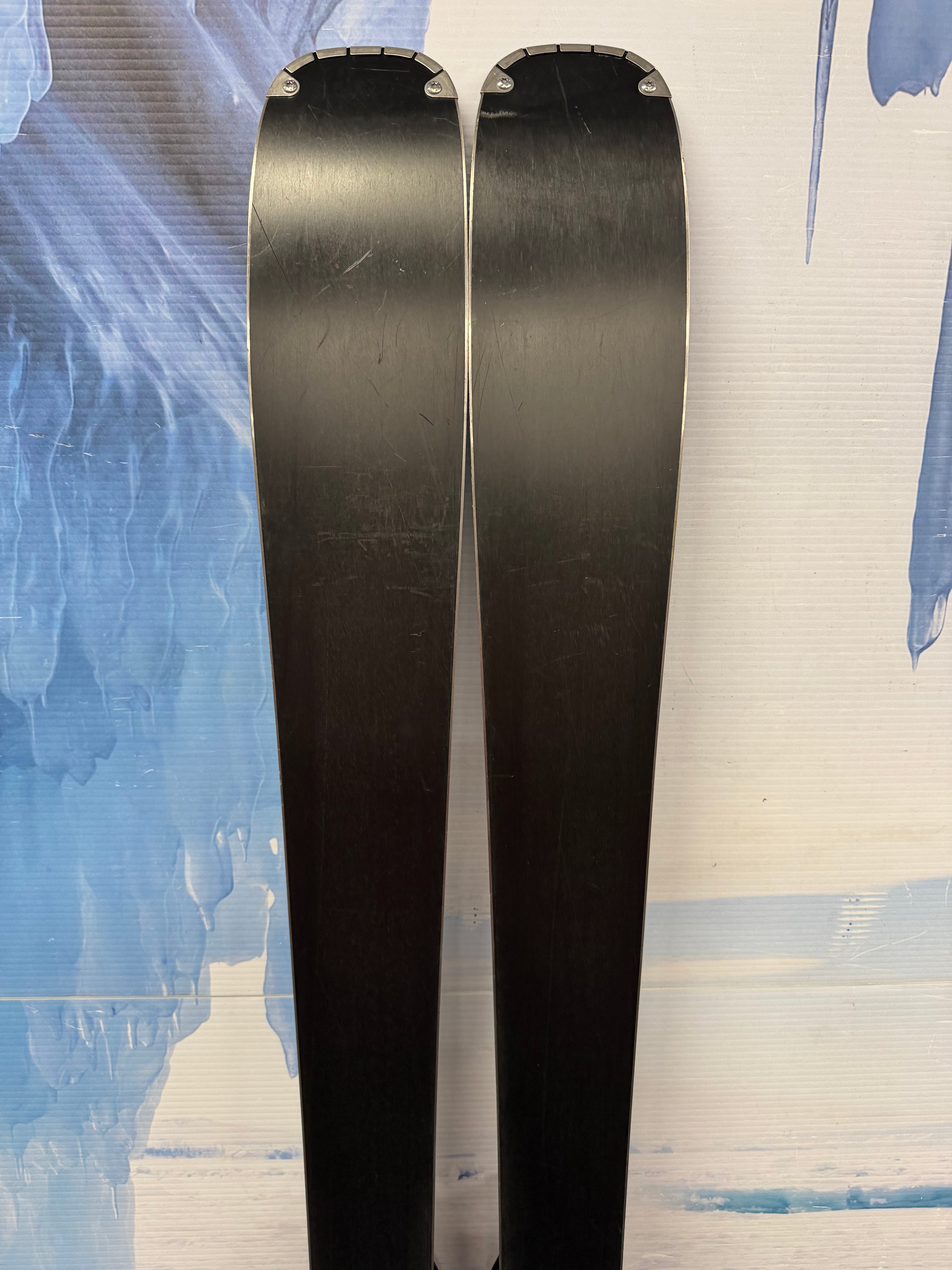 Used Salomon Stance 80 185cm Skis w/Salomon M10 Bindings