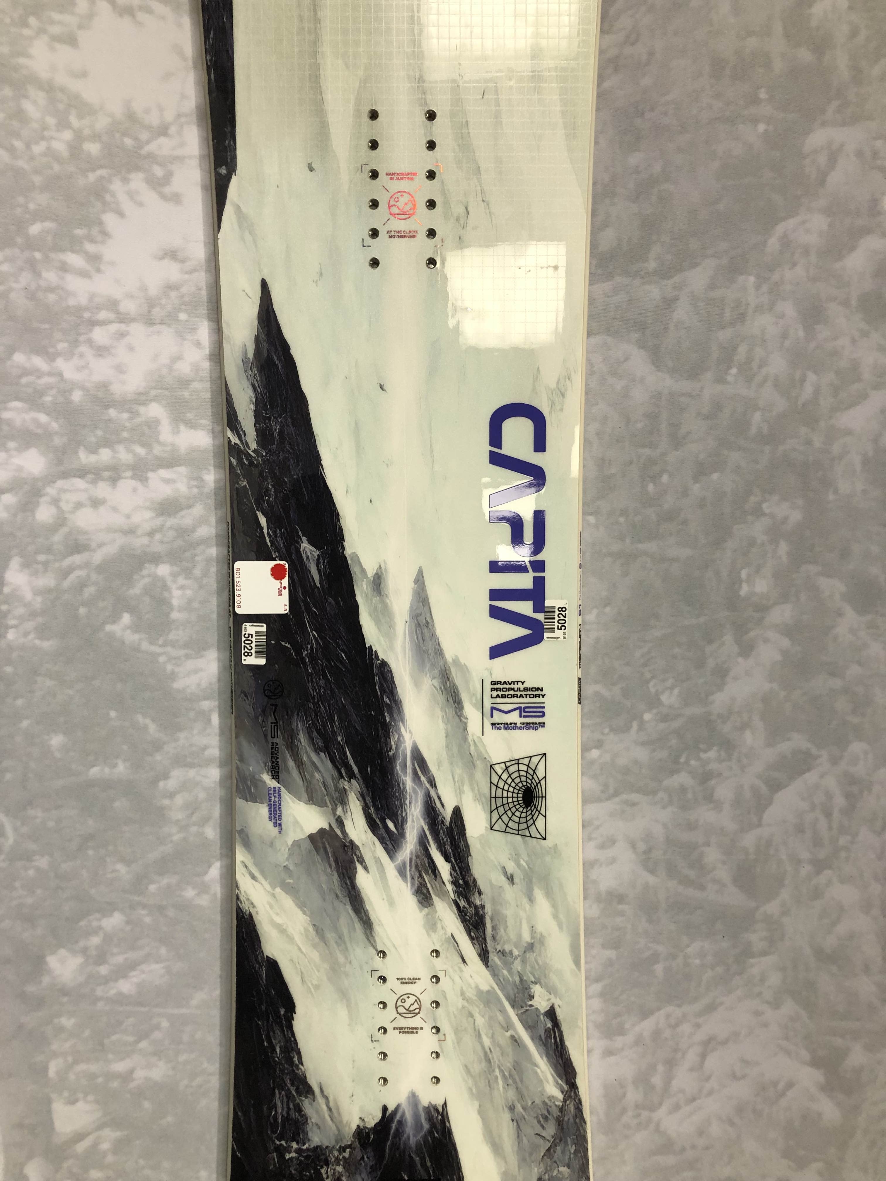 Used 2025 Capita Mercury Snowboard 161 Cm