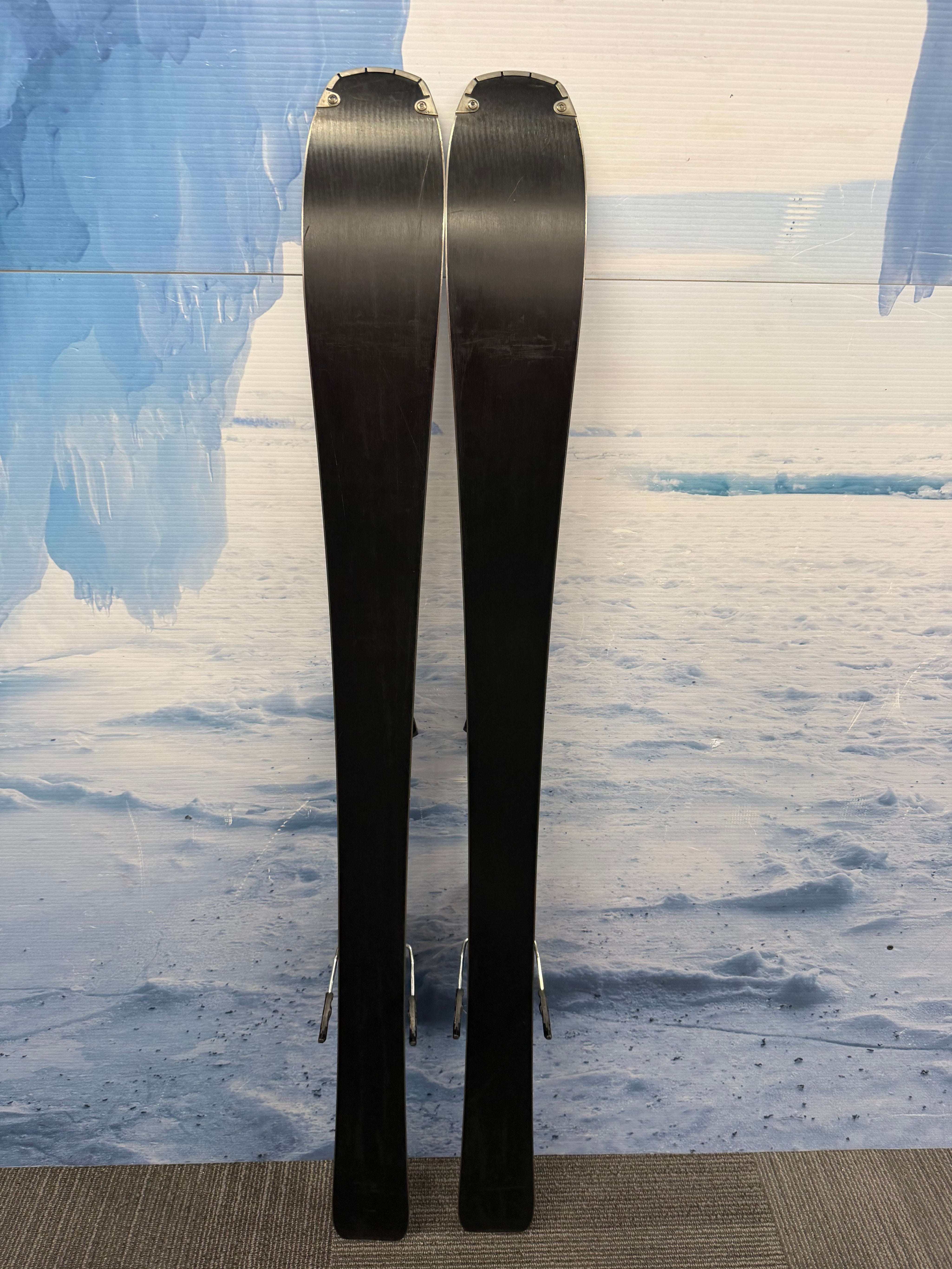 Used Salomon Aira 76 140cm Skis w/Salomon Lithium 10 Bindings